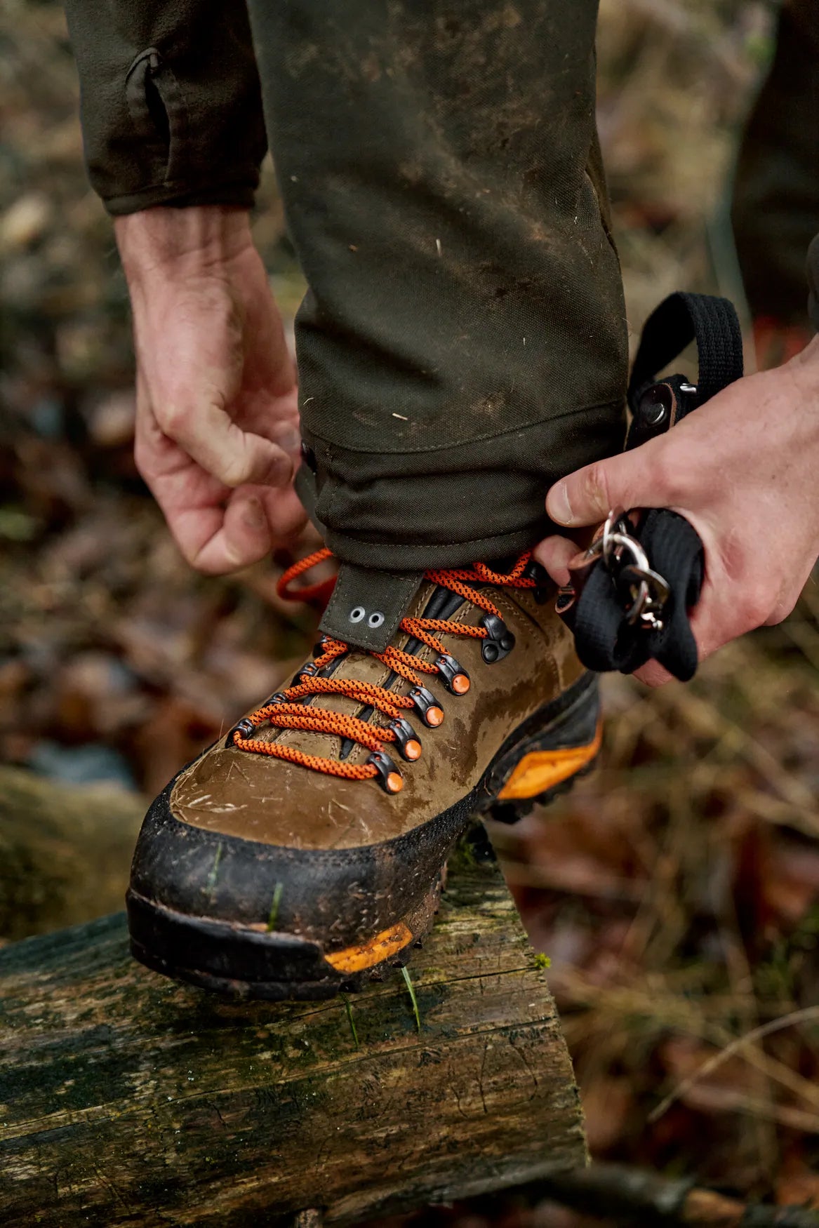 Bocanci Harkila Saxnäs GTX Orange, talpa Vibram, impermeabili