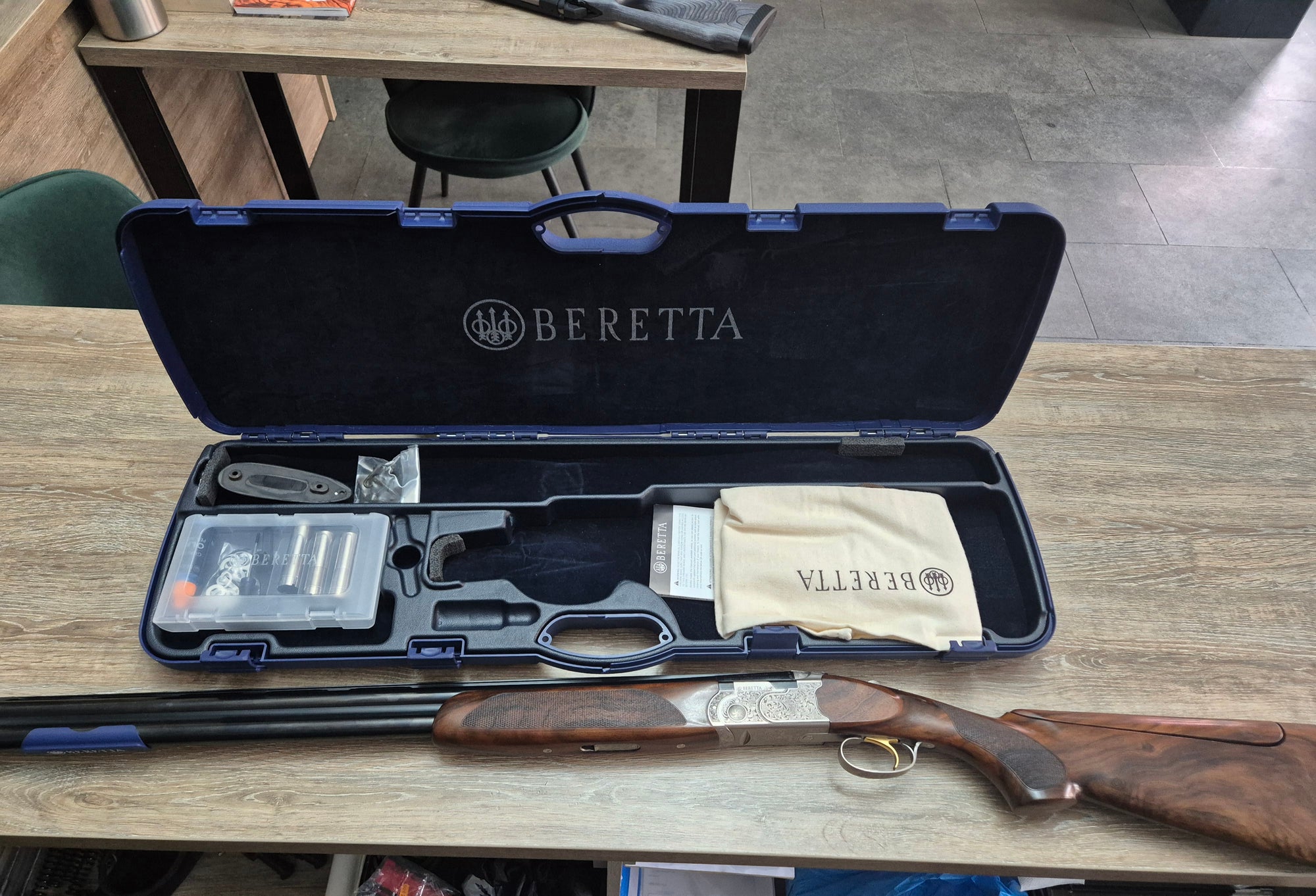 Bock Beretta 687 Silver Pigeon V, cal 12/76, 71cm, obrazar reglabil