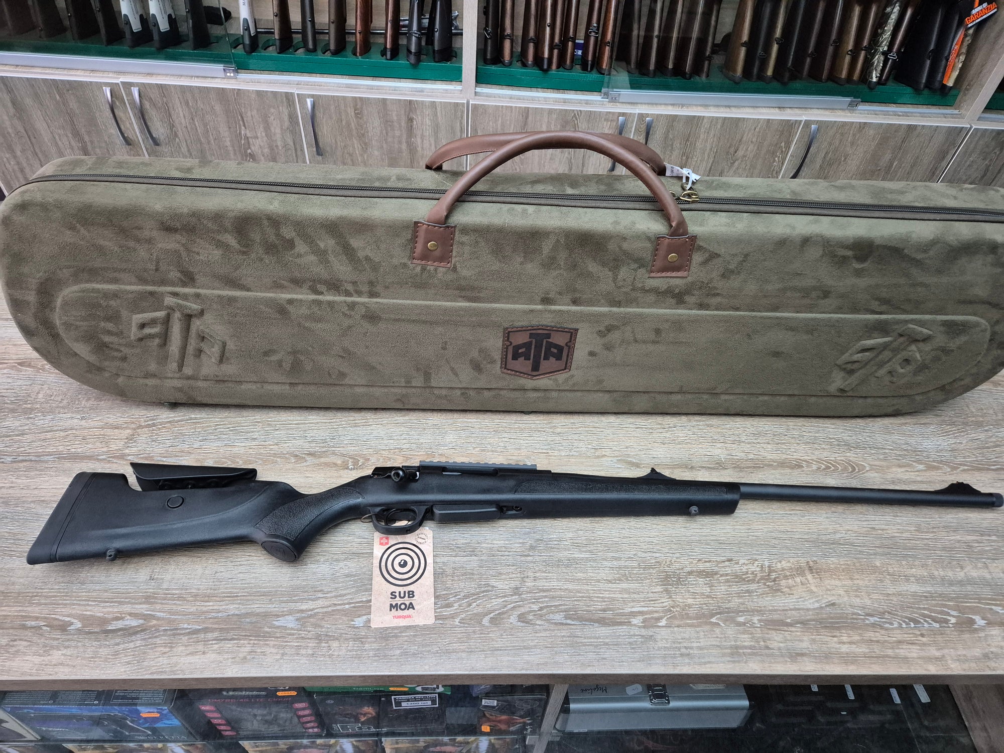 Carabina ATA Turqua cal 308 win, 61cm, pat sintetic, obrazar reglabil