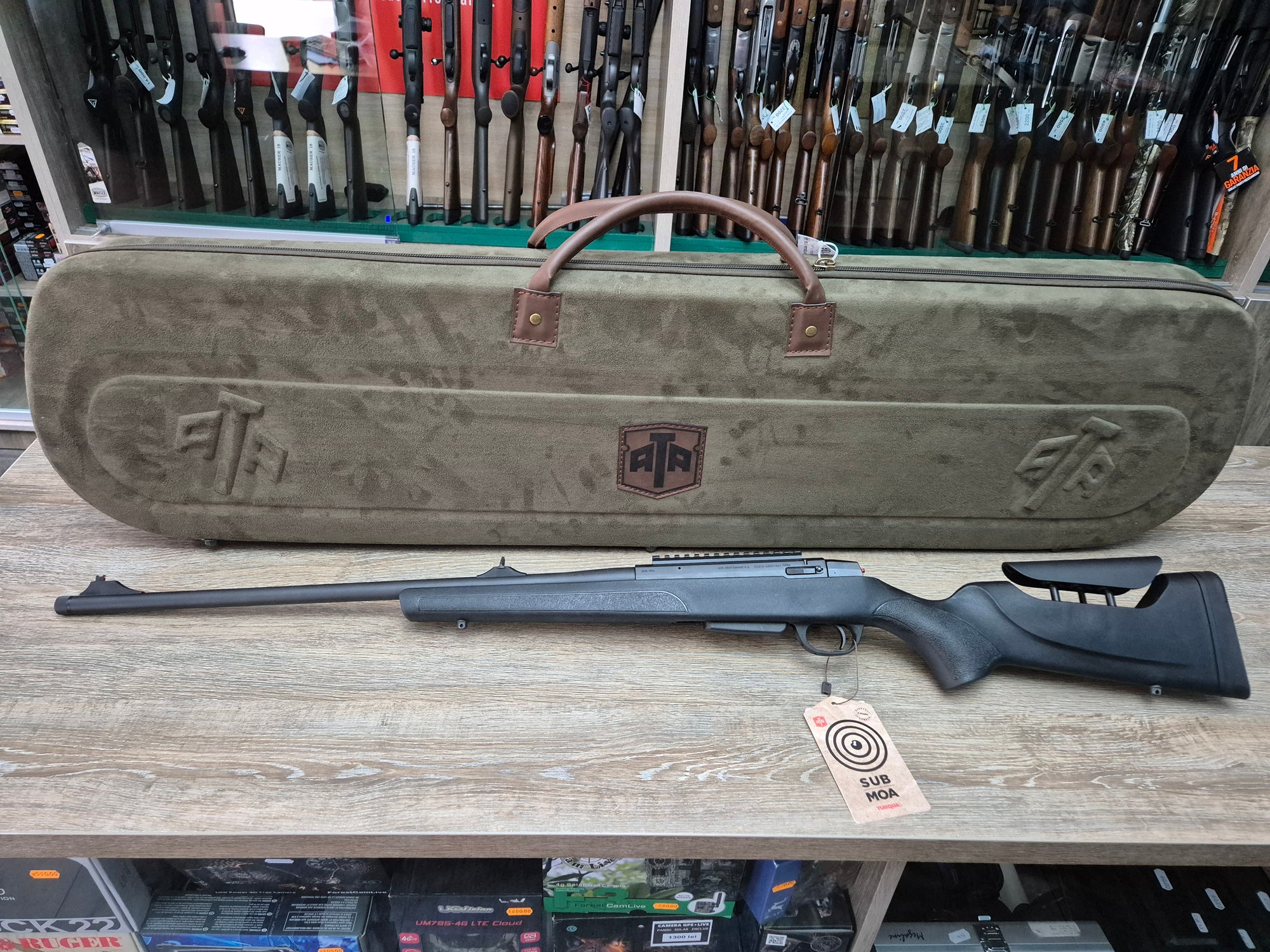 Carabina ATA Turqua cal 308 win, 61cm, pat sintetic, obrazar reglabil