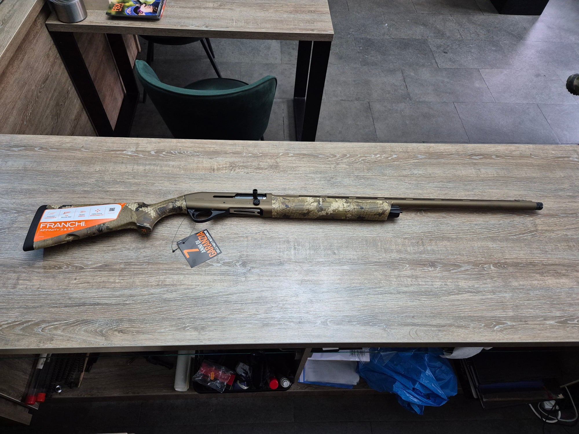 Lisa semiautomata Franchi Affinity 3 Elite Bronze, cal 12/76, 71cm