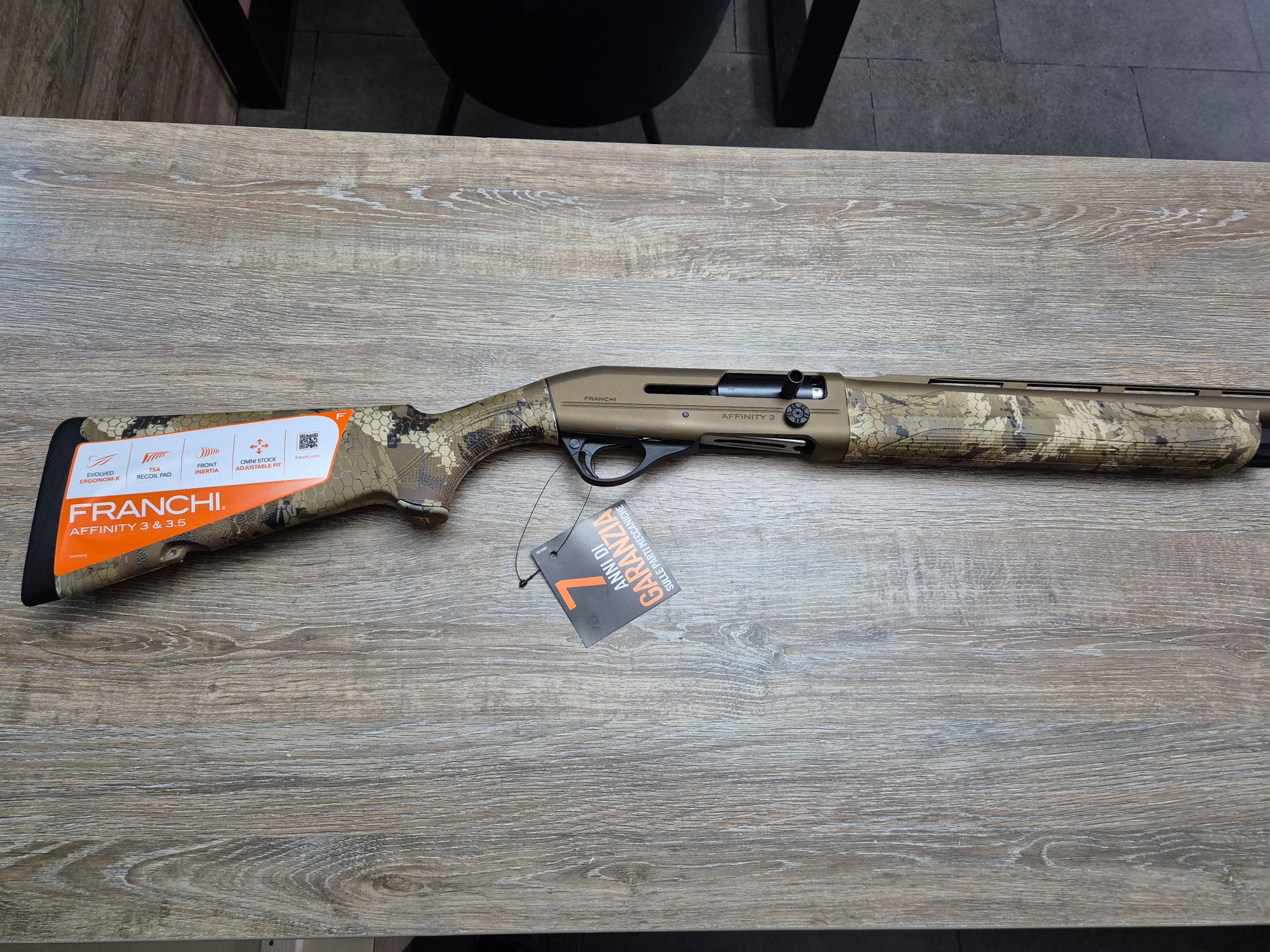 Lisa semiautomata Franchi Affinity 3 Elite Bronze, cal 12/76, 71cm