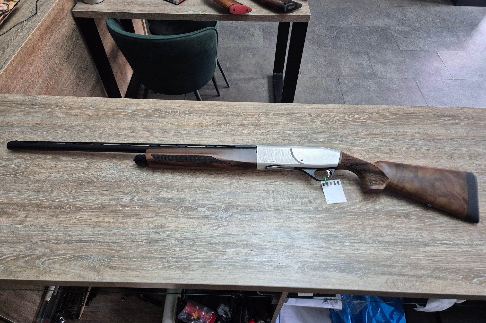 Lisa semiautomata STOEGER M3000 Peregrine Deluxe SIlver, cal 12/76, 71cm