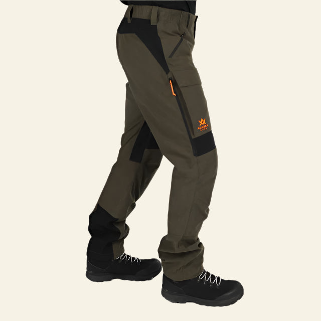 Pantaloni Alaska Durashield, Night Green, ripstop, rezistenti la apa