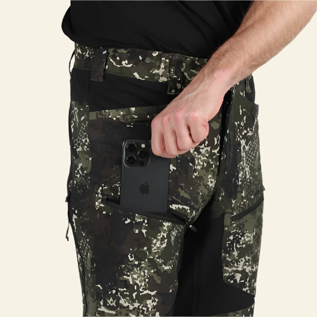 Pantaloni Alaska Chaser Stretch, camuflaj, usori si rezistenti la apa