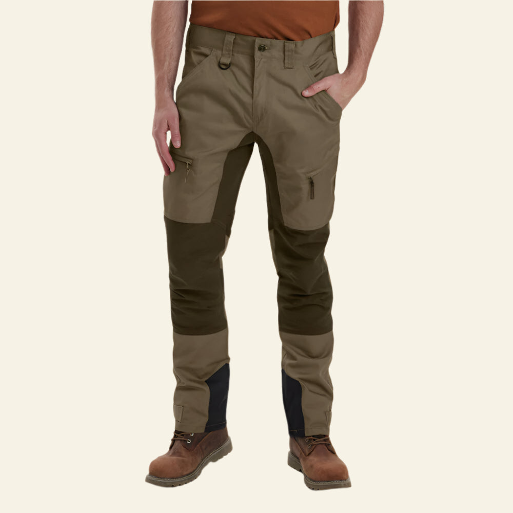 Pantaloni elastici Deerhunter Rogaland Stretch cu contrast, Driftwood