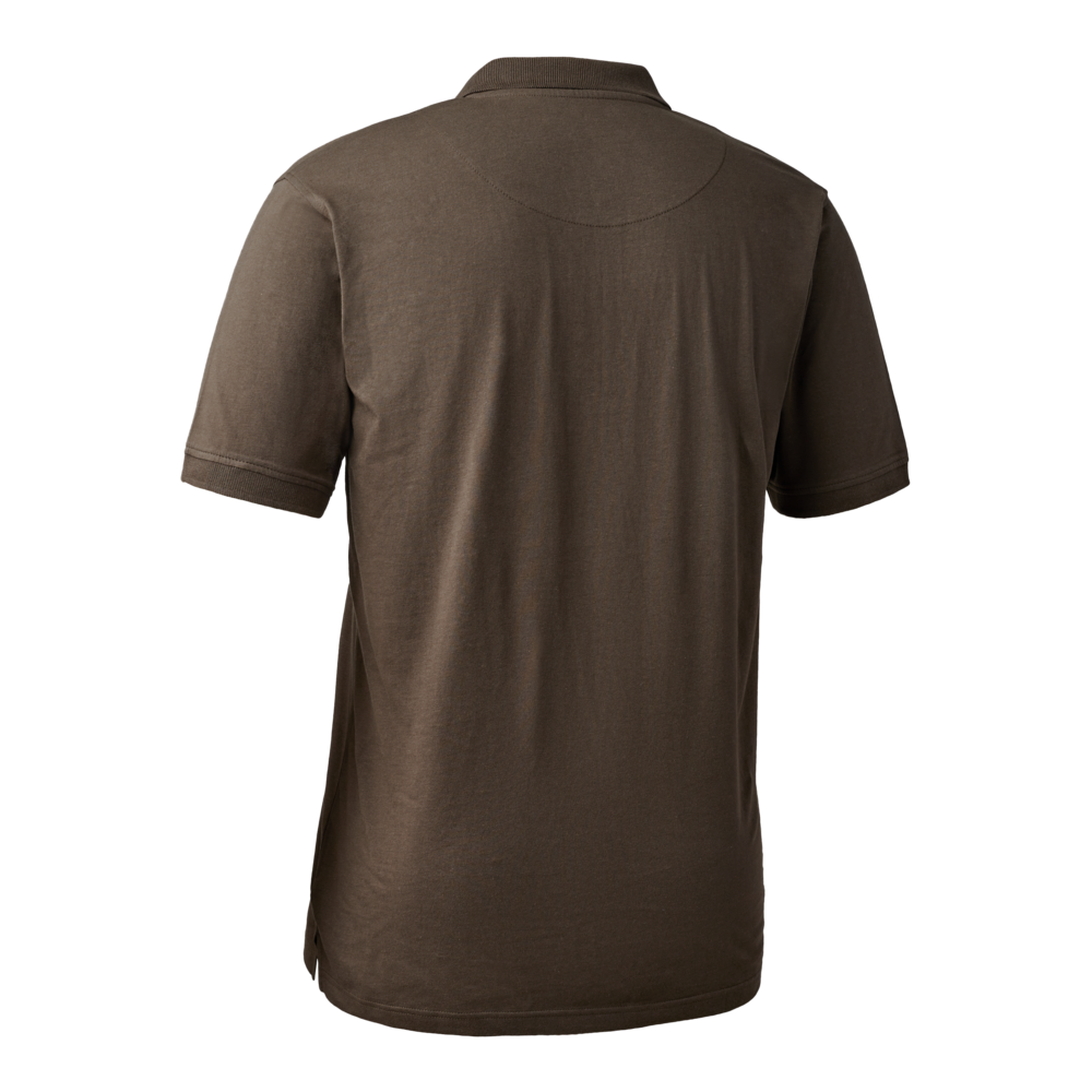 Tricou Polo Deerhunter Christian, Brown Leaf