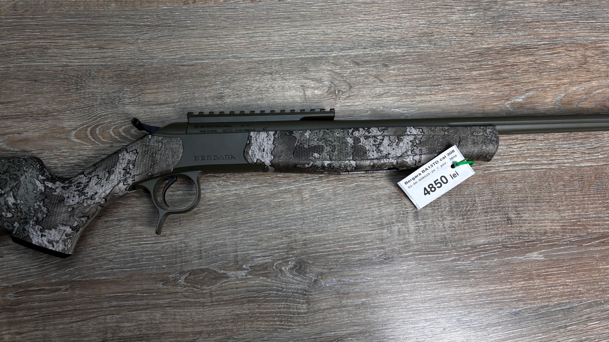 Carabina basculanta Bergara BA13 Strata, cal 308 win, teava fluted 51cm