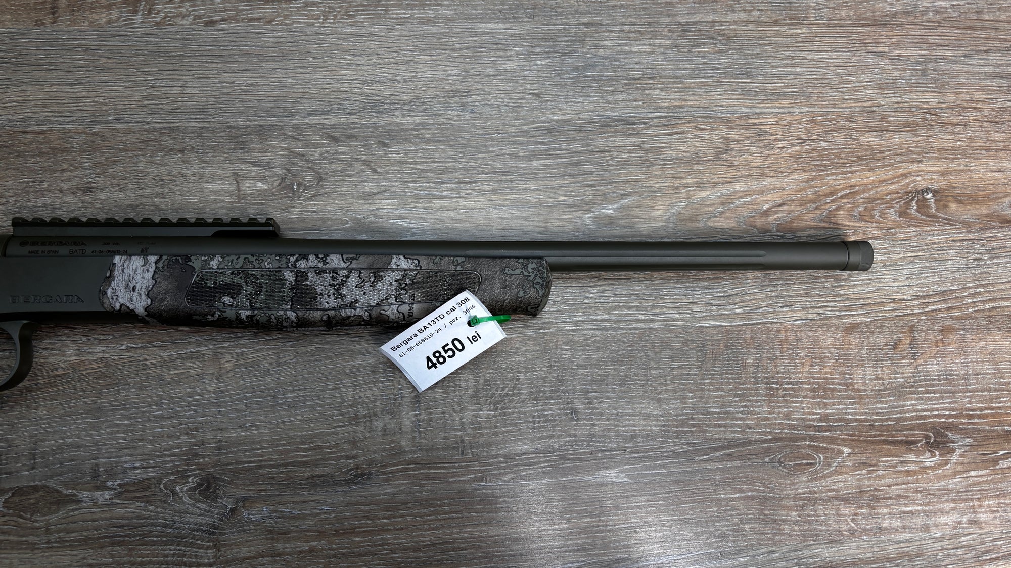 Carabina basculanta Bergara BA13 Strata, cal 308 win, teava fluted 51cm