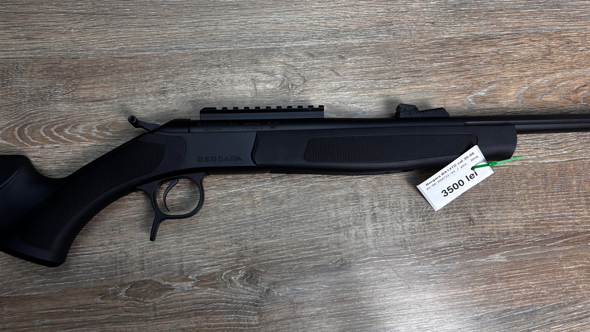 Carabina basculanta Bergara BA13 Black, cal 30-06, teava fluted 51cm