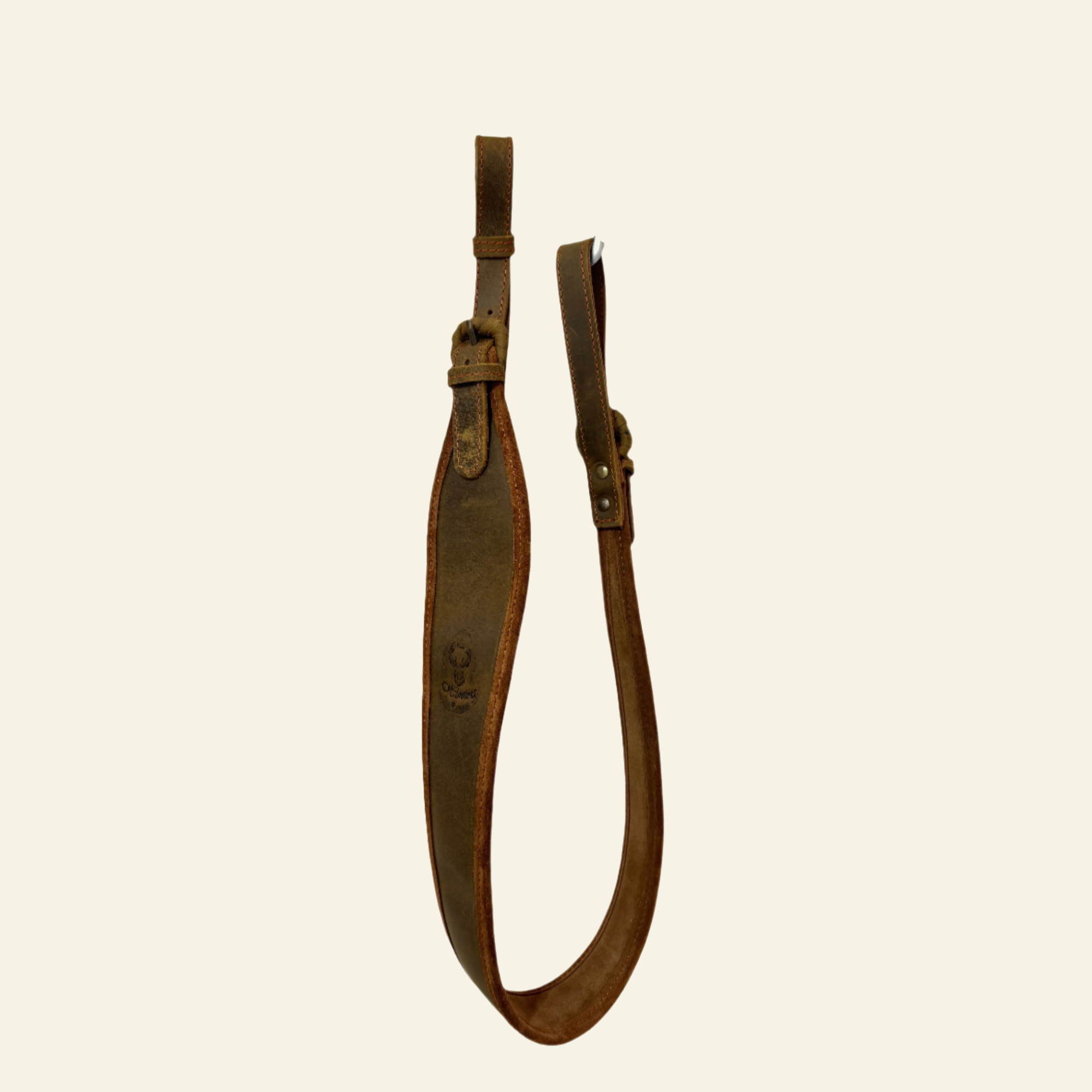 Curea Arma din Piele Lata Maro Nobil Hunting