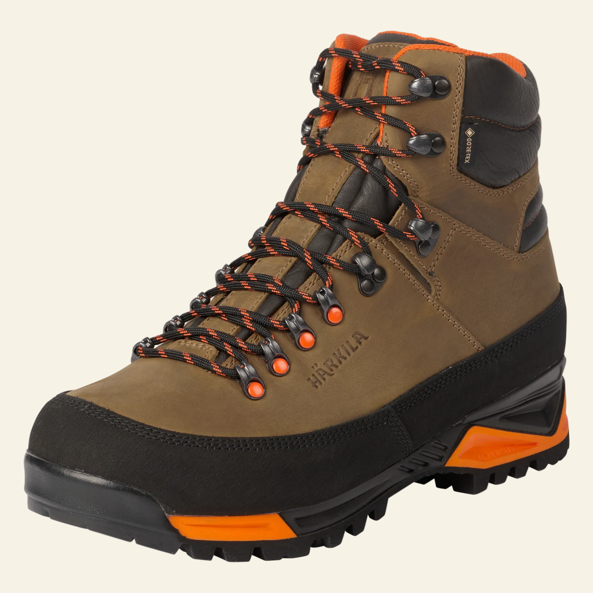 harukecyon Bocanci Harkila Saxnäs GTX Orange, talpa Vibram, impermeabili