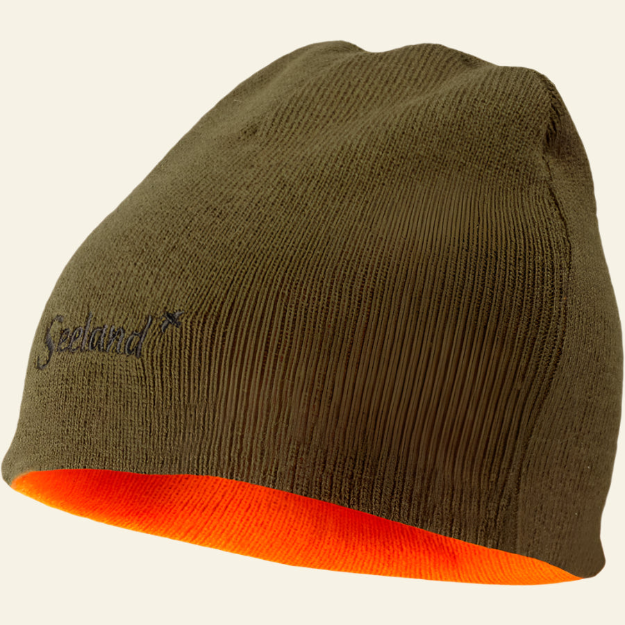 Caciula Seeland reversibila Ian Verde/Oranj