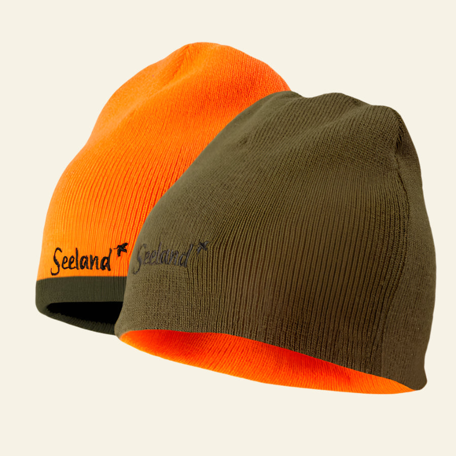 Caciula Seeland reversibila Ian Verde/Oranj
