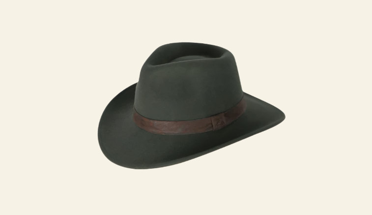 Palarie Verney-Carron, Kaki, 100% lana