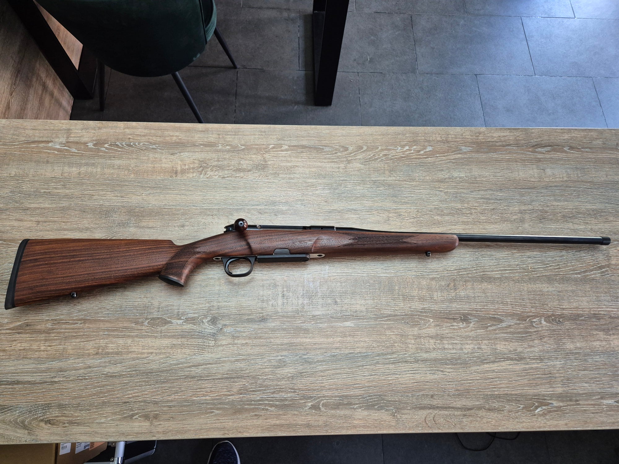 Carabina Heym SR30 Allranger cal 30-06, 55cm, inchidere liniara, pat lemn