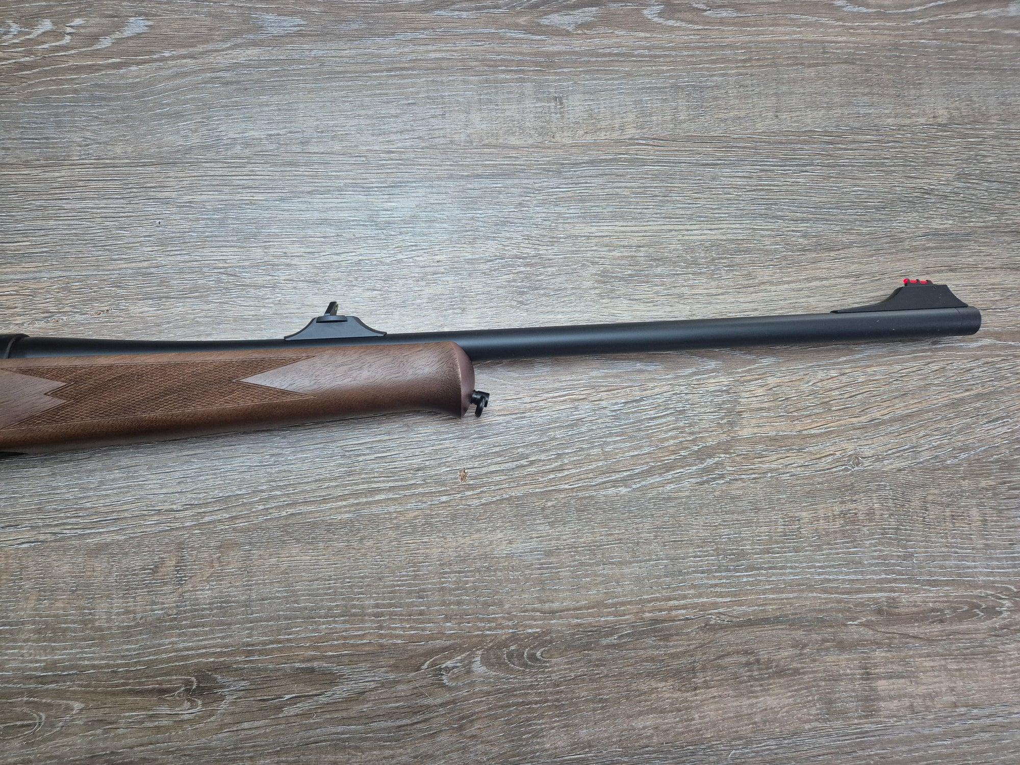 Carabina Haenel Jaeger 10, cal 7x64, 56cm, pat lemn