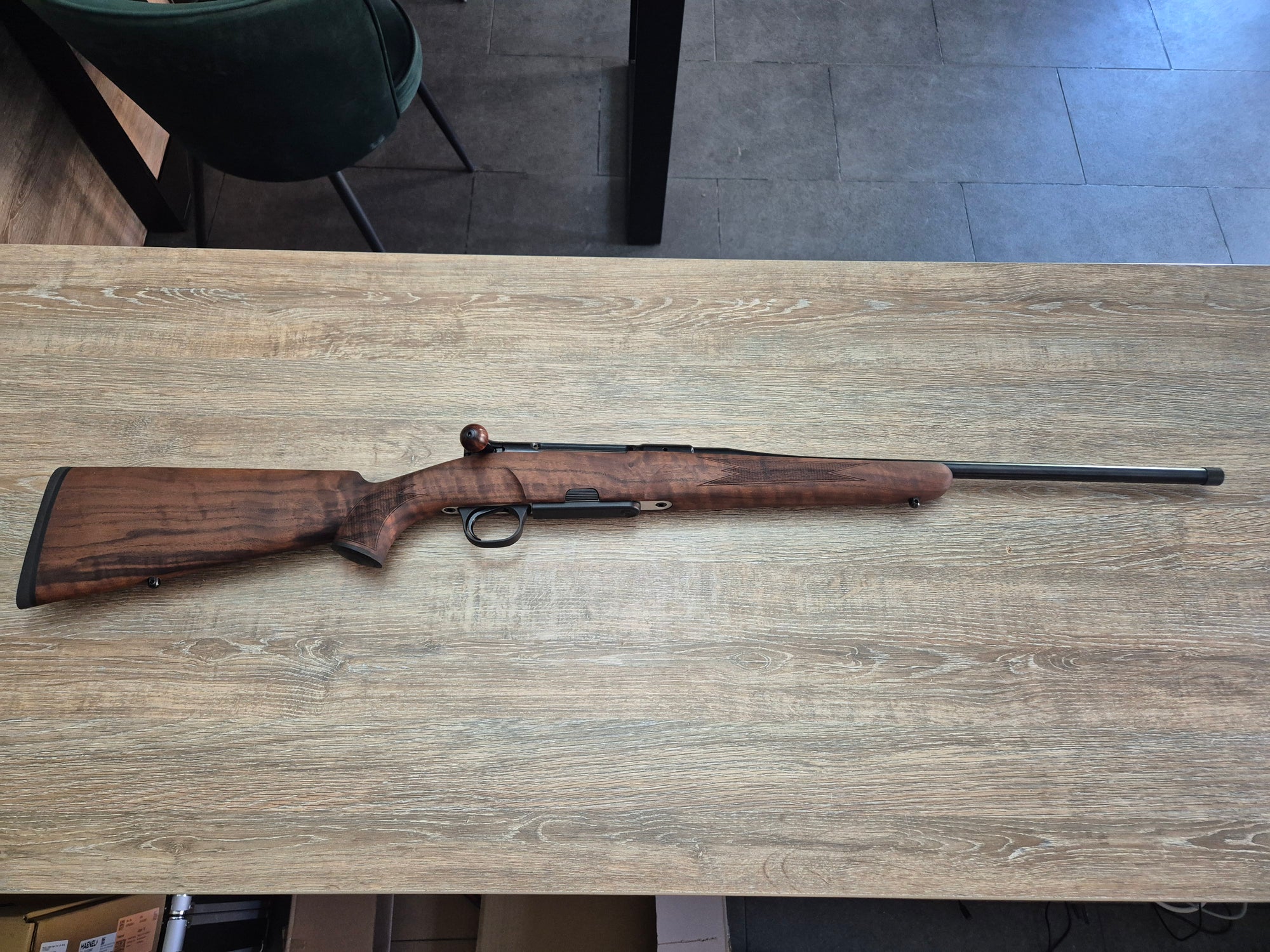 Carabina Heym SR30 Allranger cal 308 win, 50cm, inchidere liniara, pat lemn