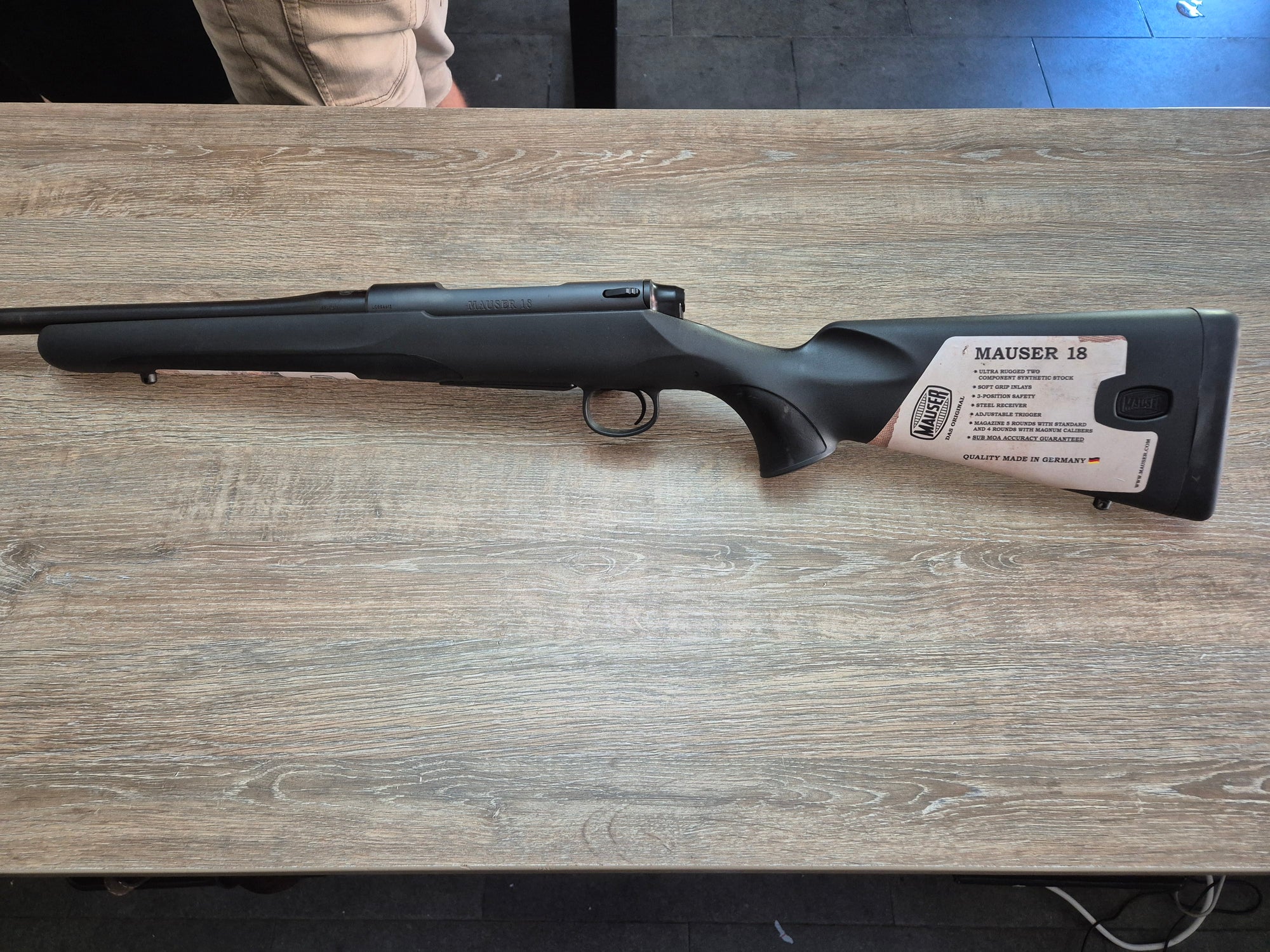 Carabina Mauser M18, cal 223 rem, 53cm, pat sintetic