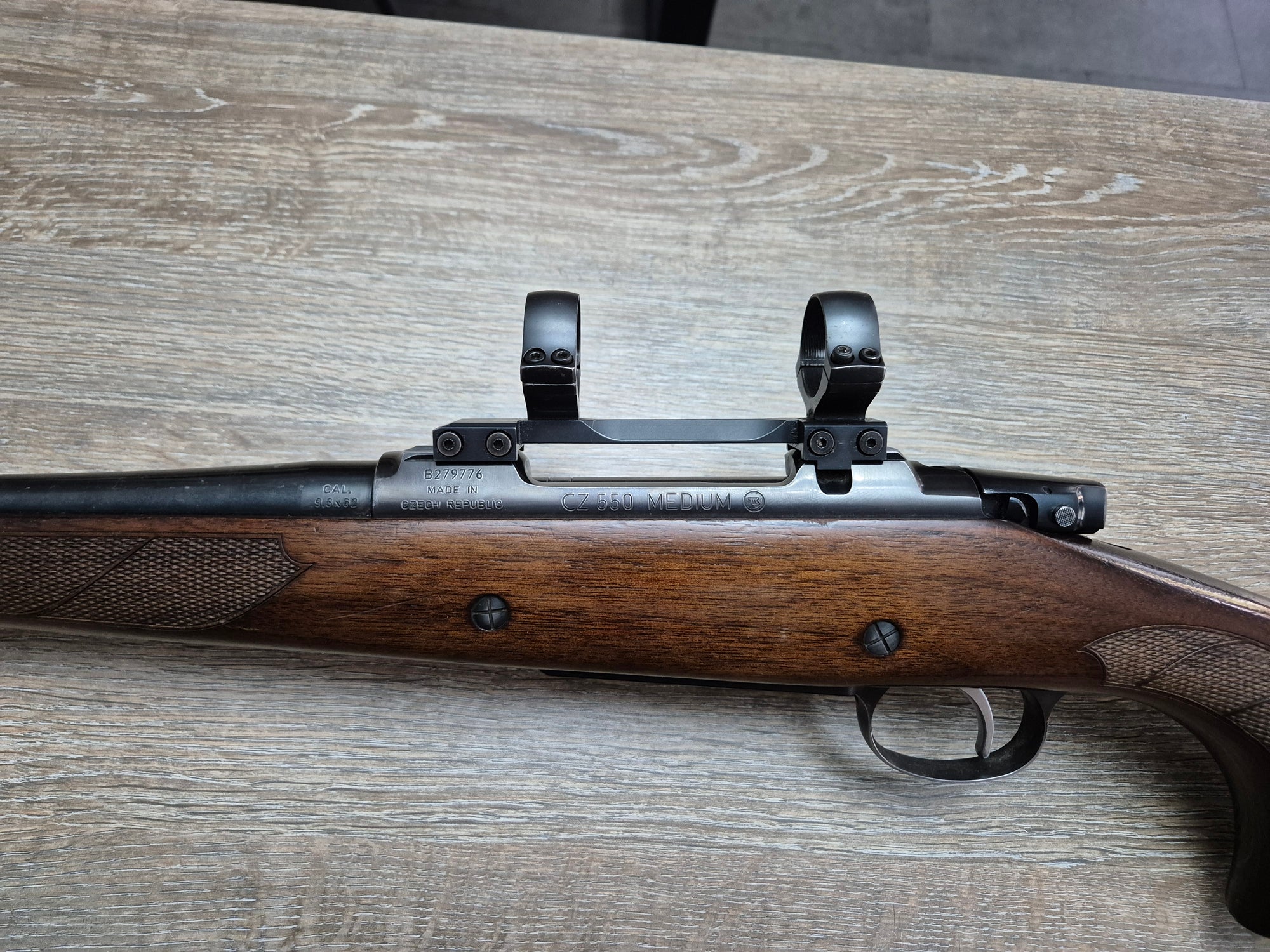 Carabina CZ 550, cal 9.3x62, 52cm, pat lemn Stutzen