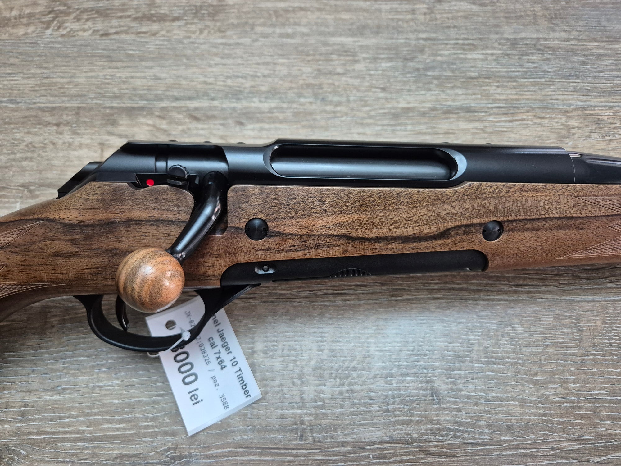 Carabina Haenel Jaeger 10 Timber LX, cal 7x64, 54cm, lemn grad 4