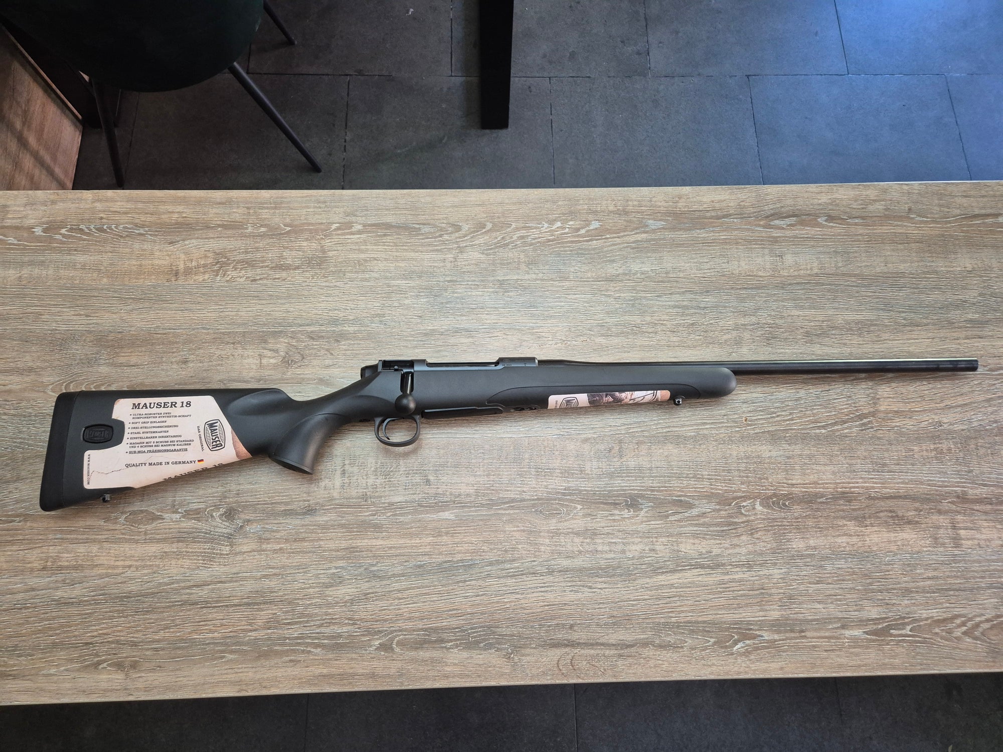 Carabina Mauser M18, cal 223 rem, 53cm, pat sintetic