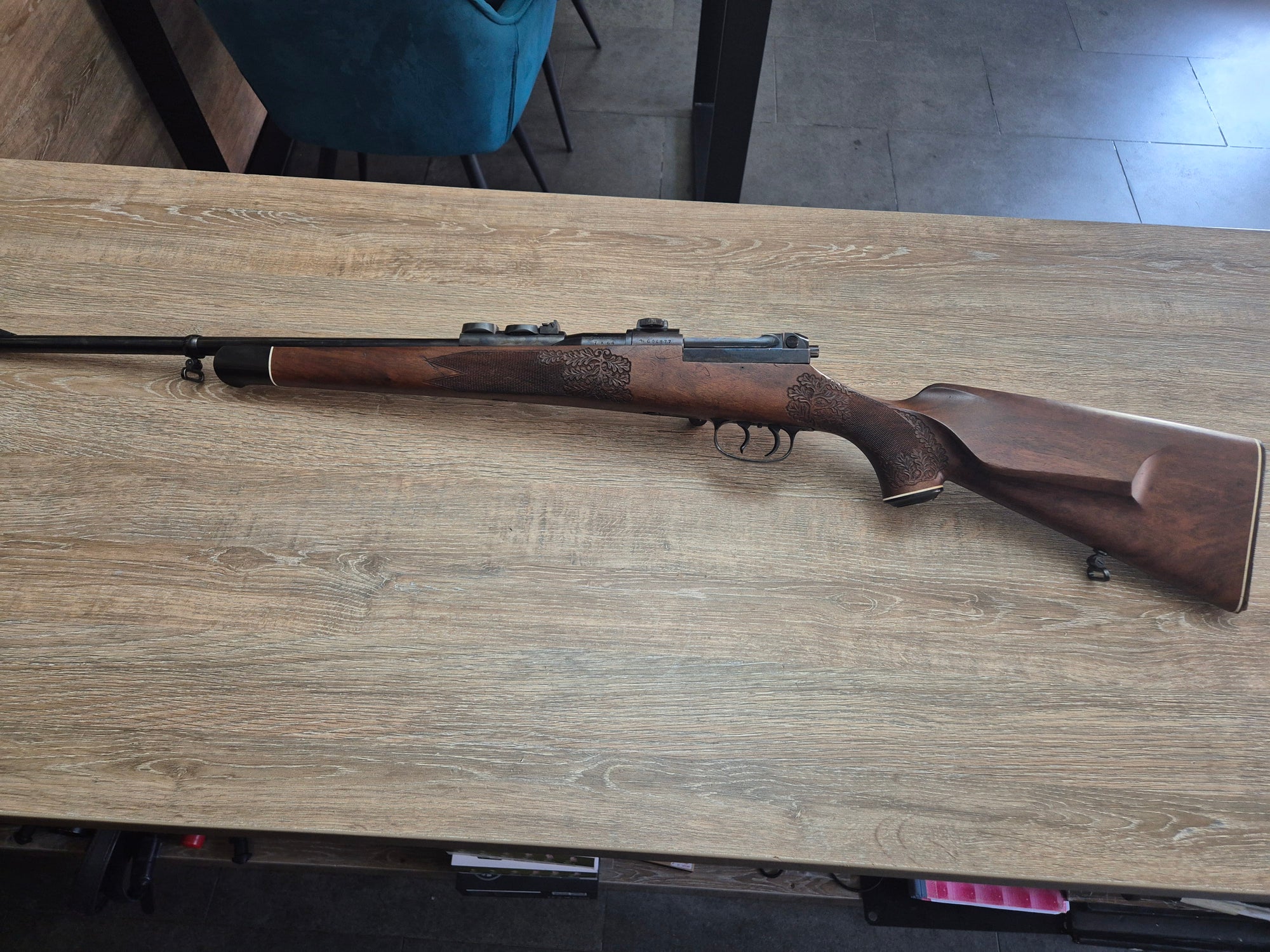 Carabina Mauser 66. cal 7x64, 60cm, inchidere liniara