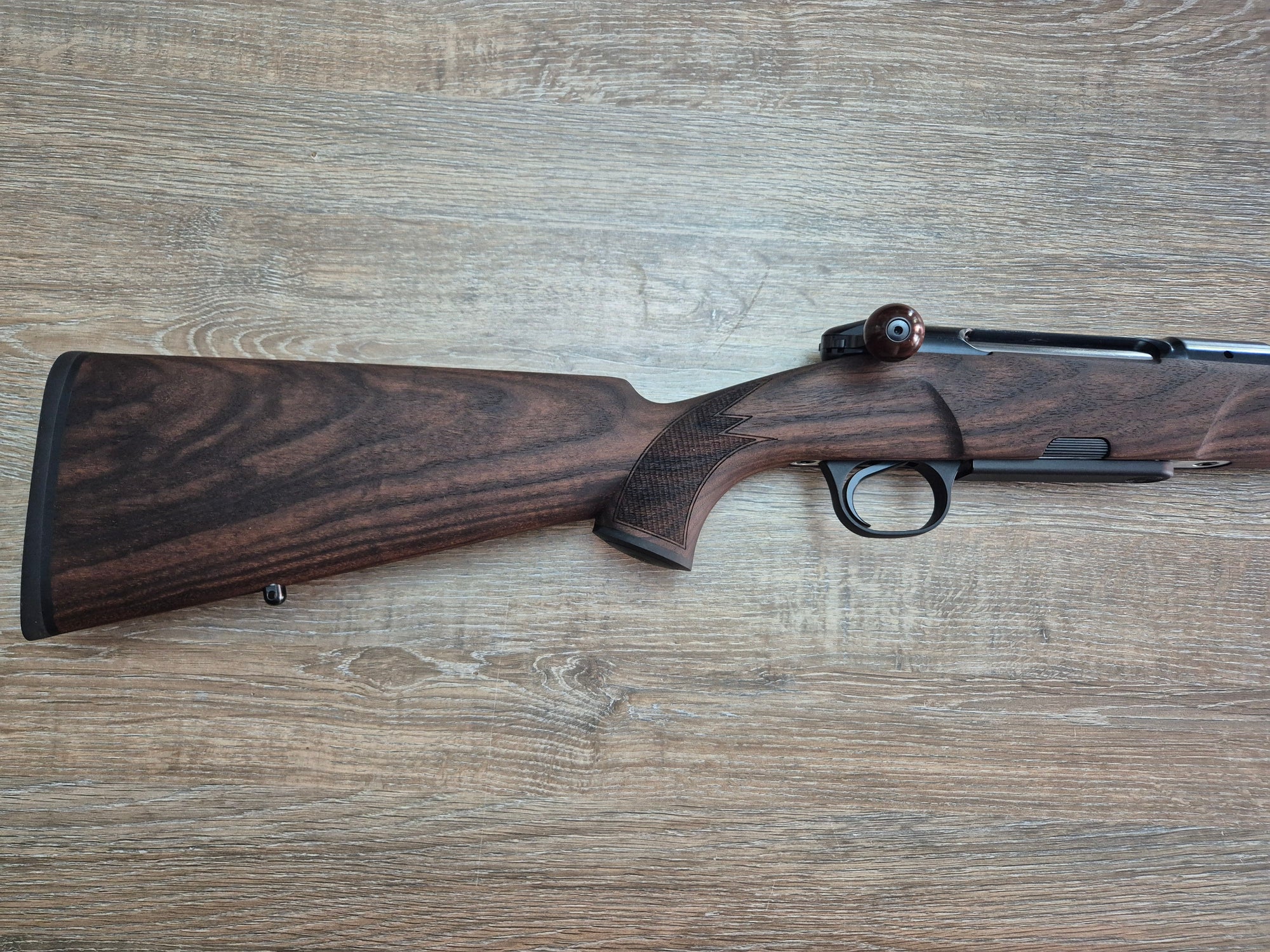 Carabina Heym SR30 Allranger cal 8x57 JS, 50cm, inchidere liniara, pat lemn