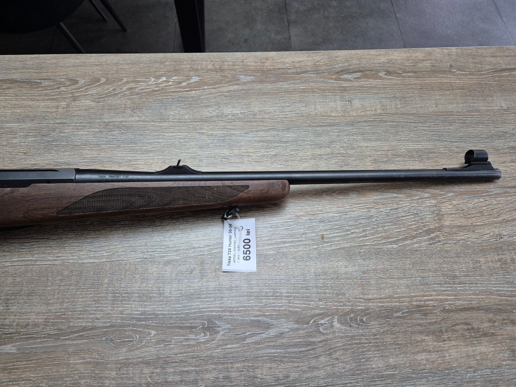 Carabina stangaci Tikka T3x Hunter, cal 30-06, 57cm, pat lemn
