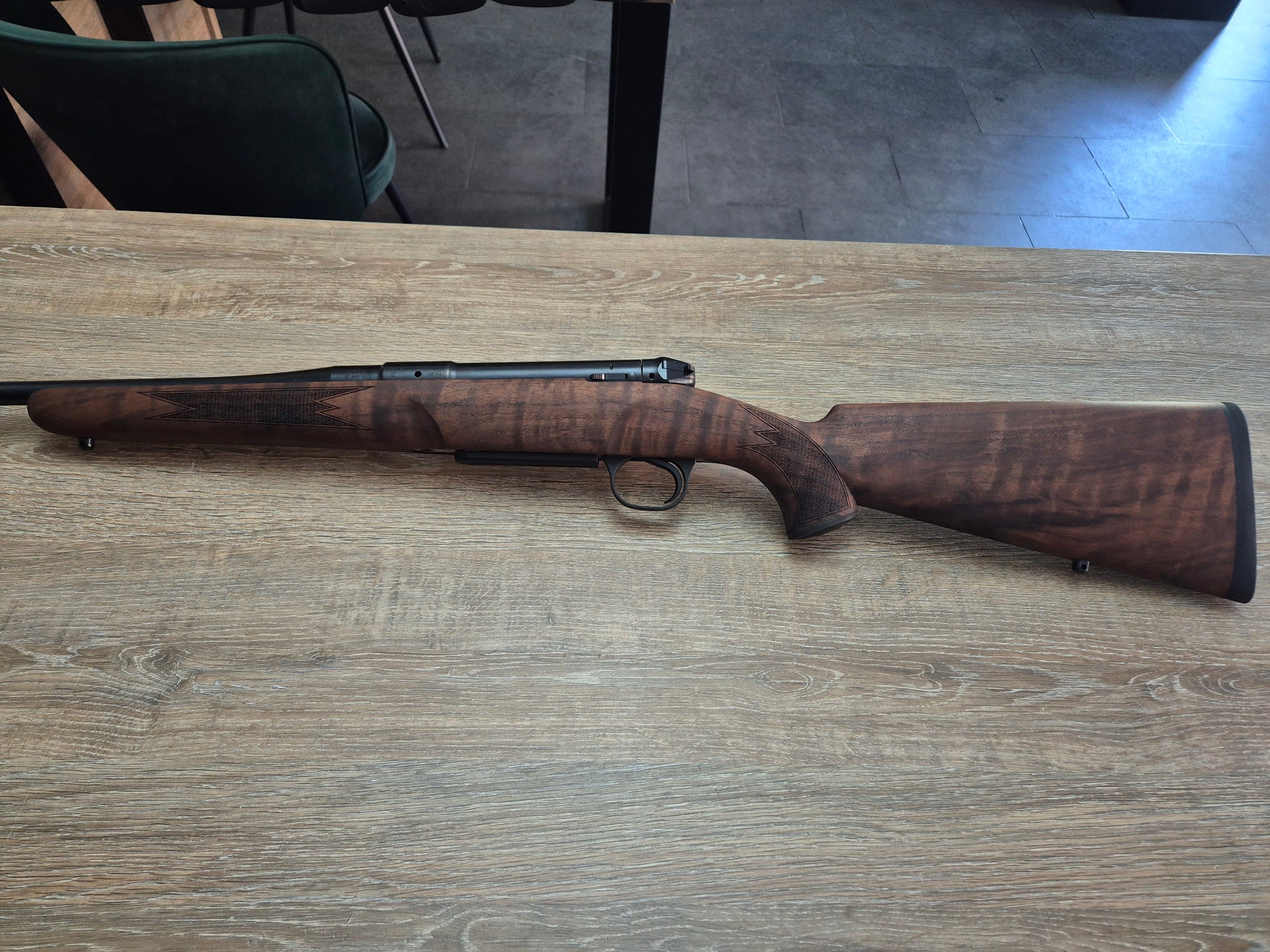 Carabina Heym SR30 Allranger cal 308 win, 50cm, inchidere liniara, pat lemn