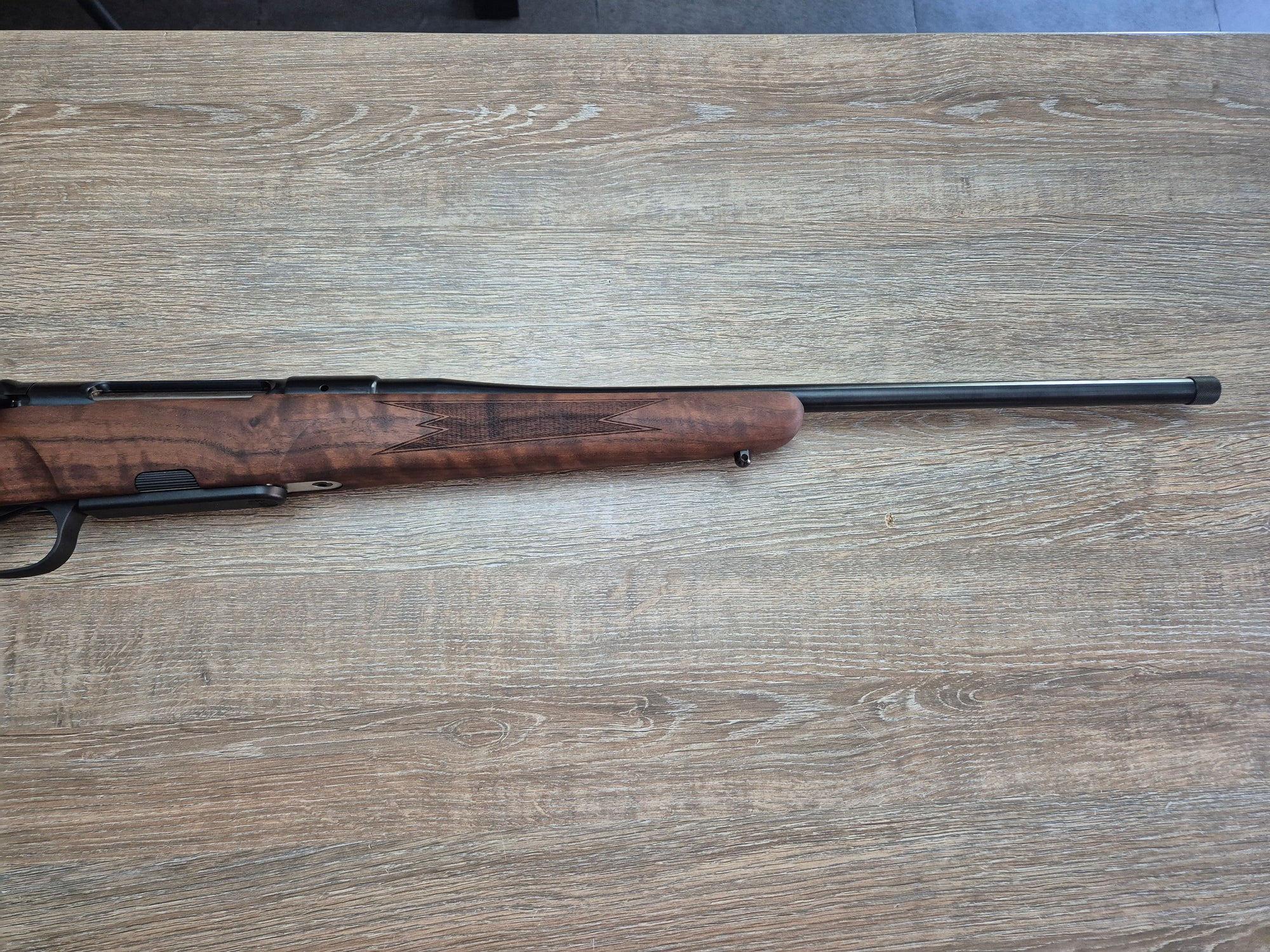 Carabina Heym SR30 Allranger cal 308 win, 50cm, inchidere liniara, pat lemn