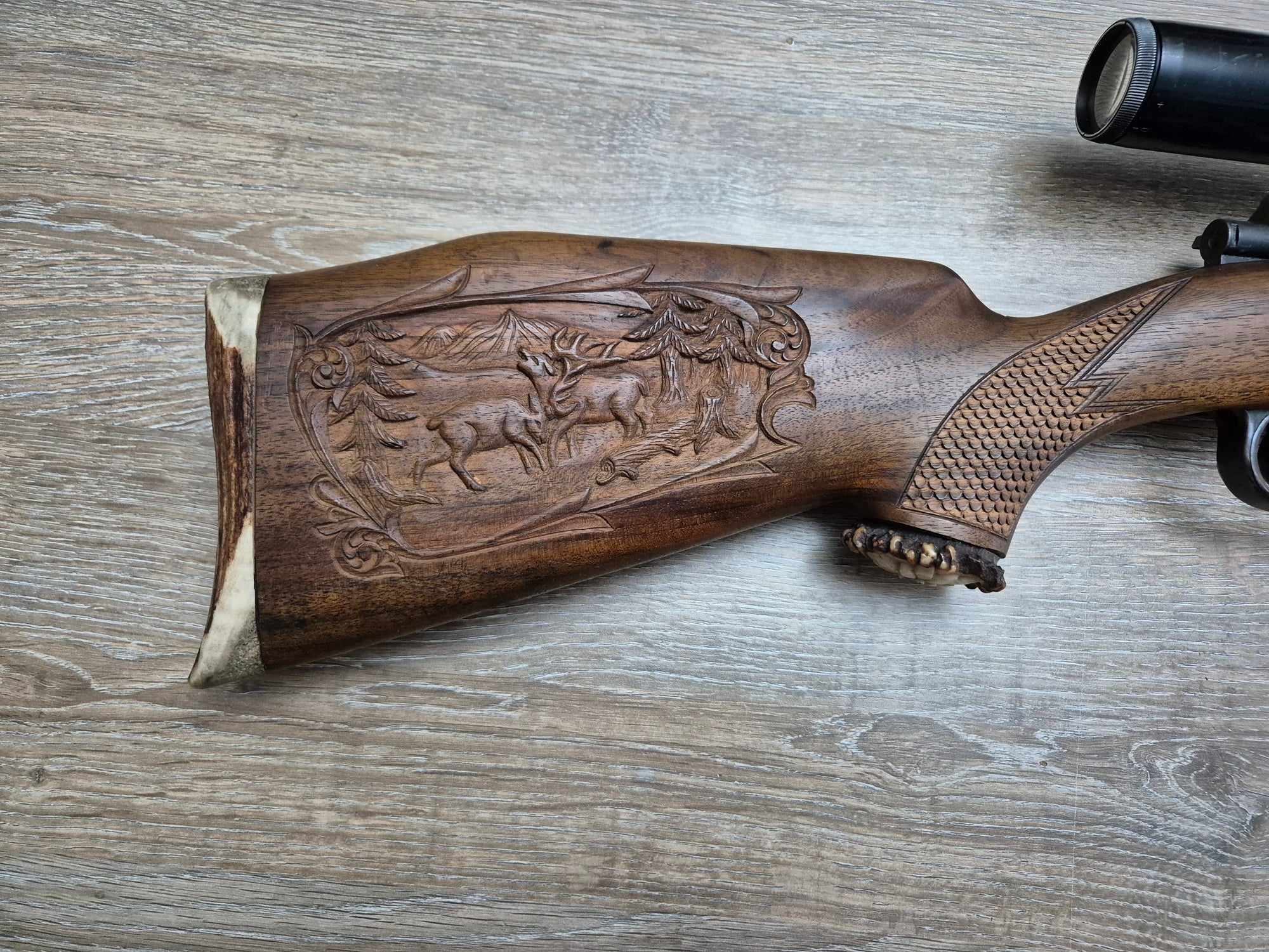 Carabina Mauser 98 cal 7mm rem mag, 65cm, luneta 2.5-9x