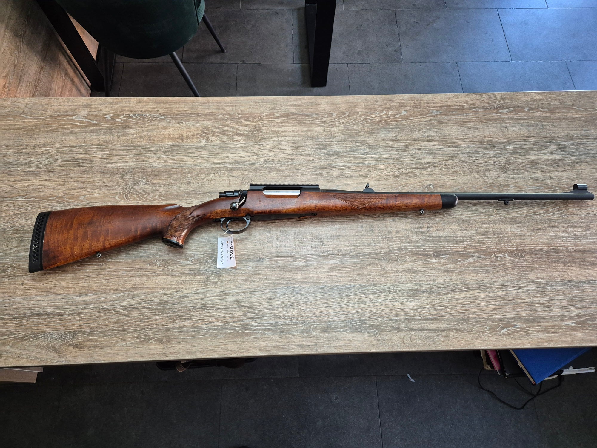 Carabina Zastava, cal 9.3x62, 60cm, sina weaver inclusa