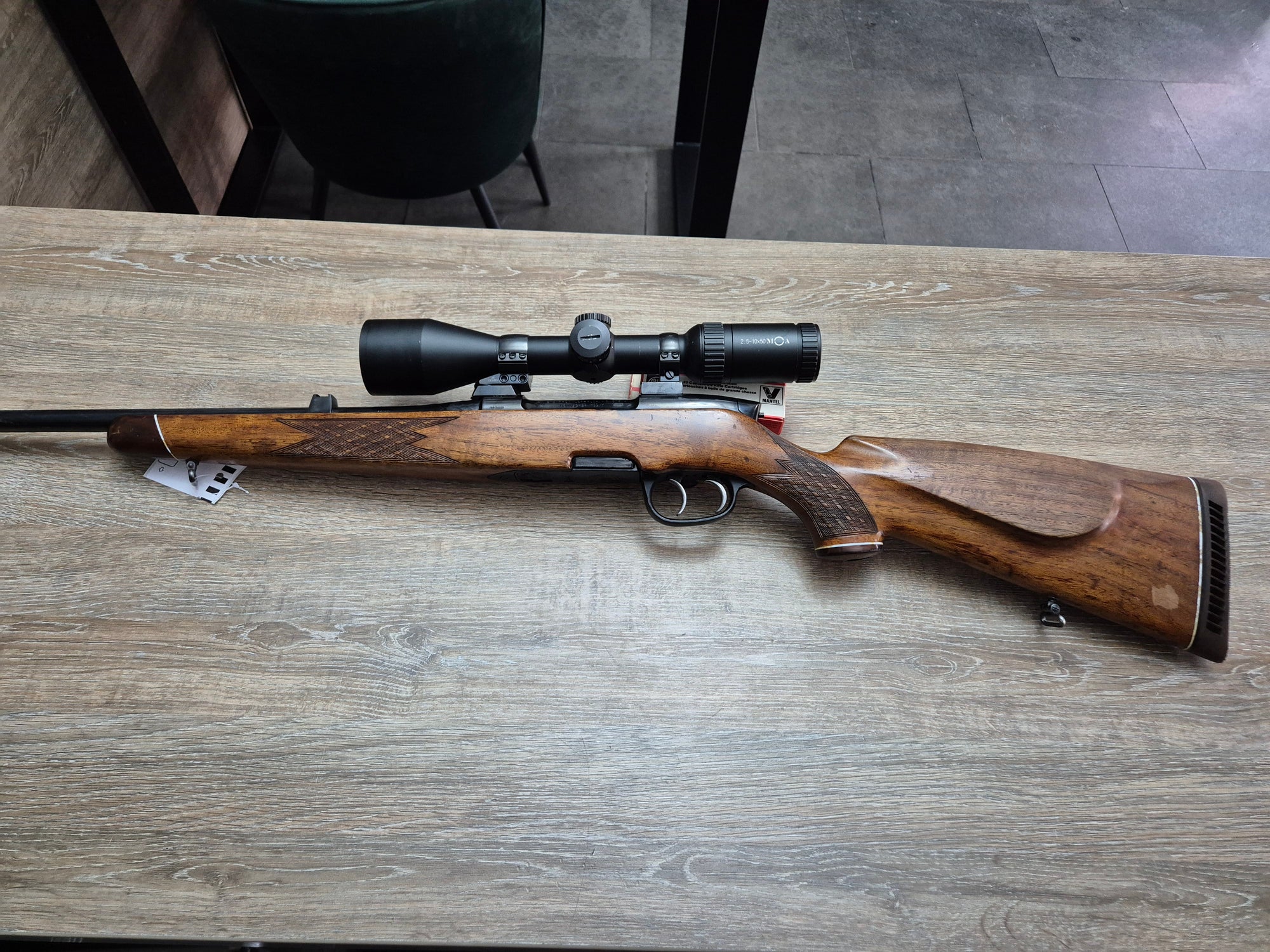 Carabina Steyr Mannlicher, cal 7x64, 64cm, luneta 2.5-10x50