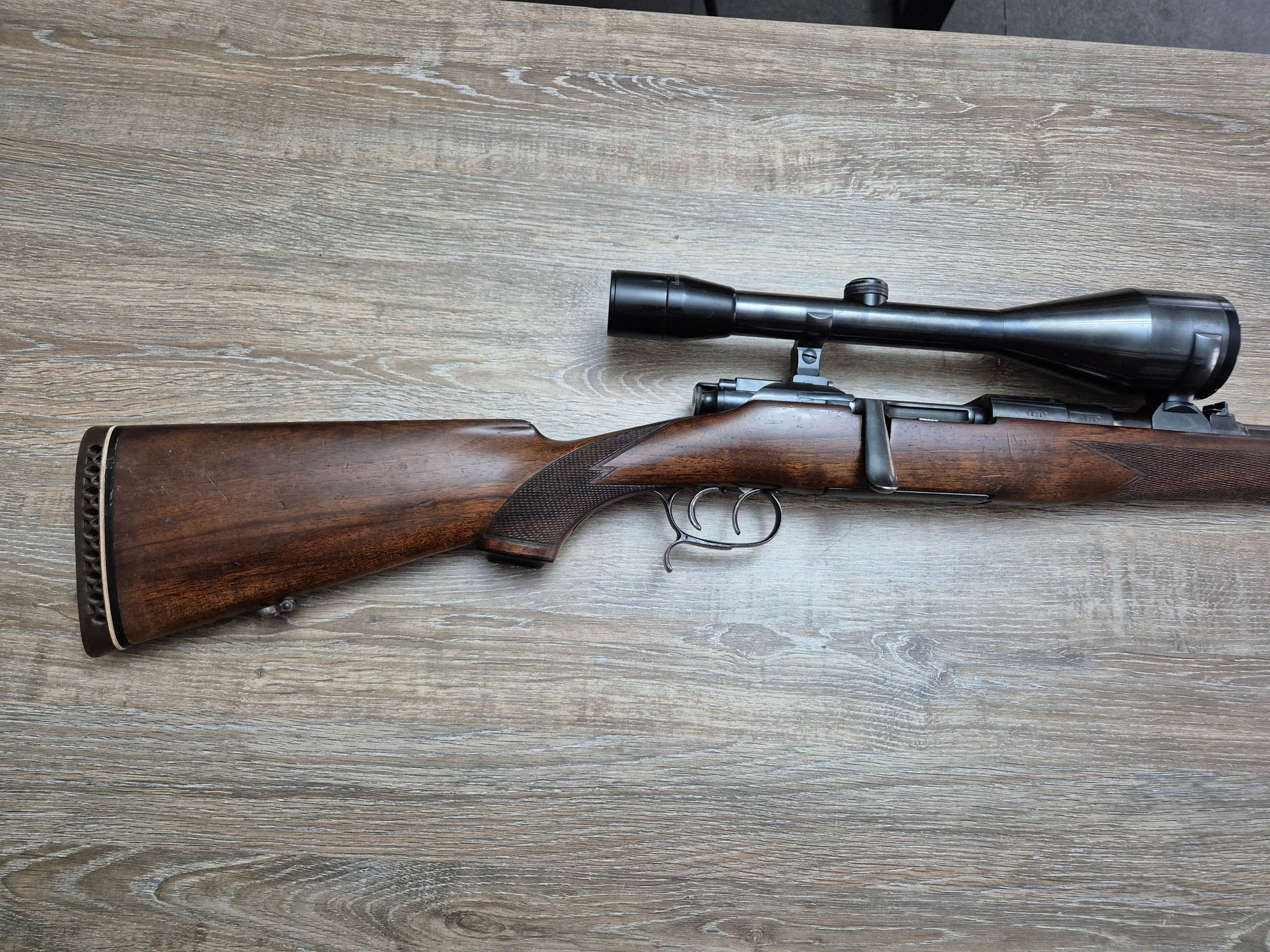 Carabina Steyr Mannlicher, cal 6.5x68, 62cm, luneta fixa cadou