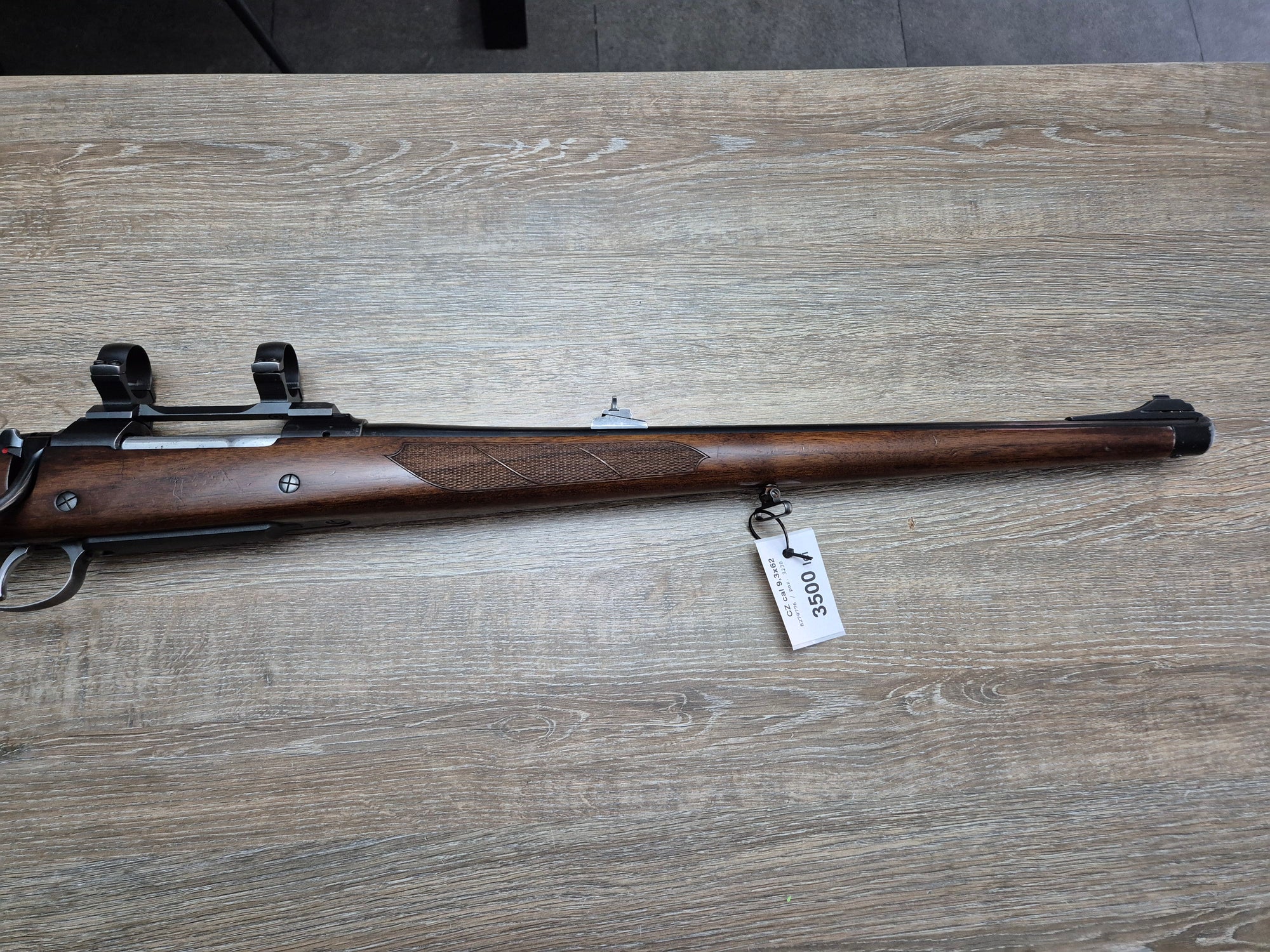 Carabina CZ 550, cal 9.3x62, 52cm, pat lemn Stutzen