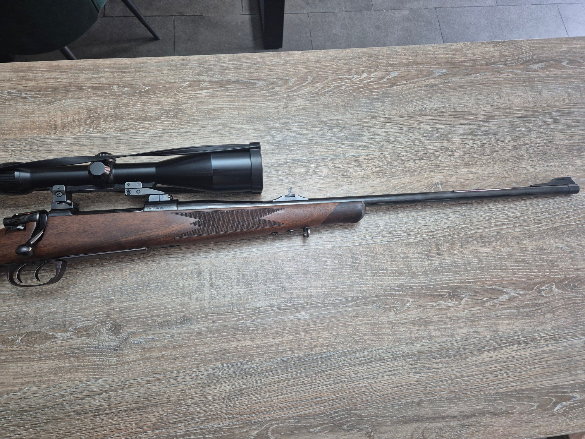 Carabina Heym SR20N, cal 6.5x57, 60cm, luneta Docter 3-12x56