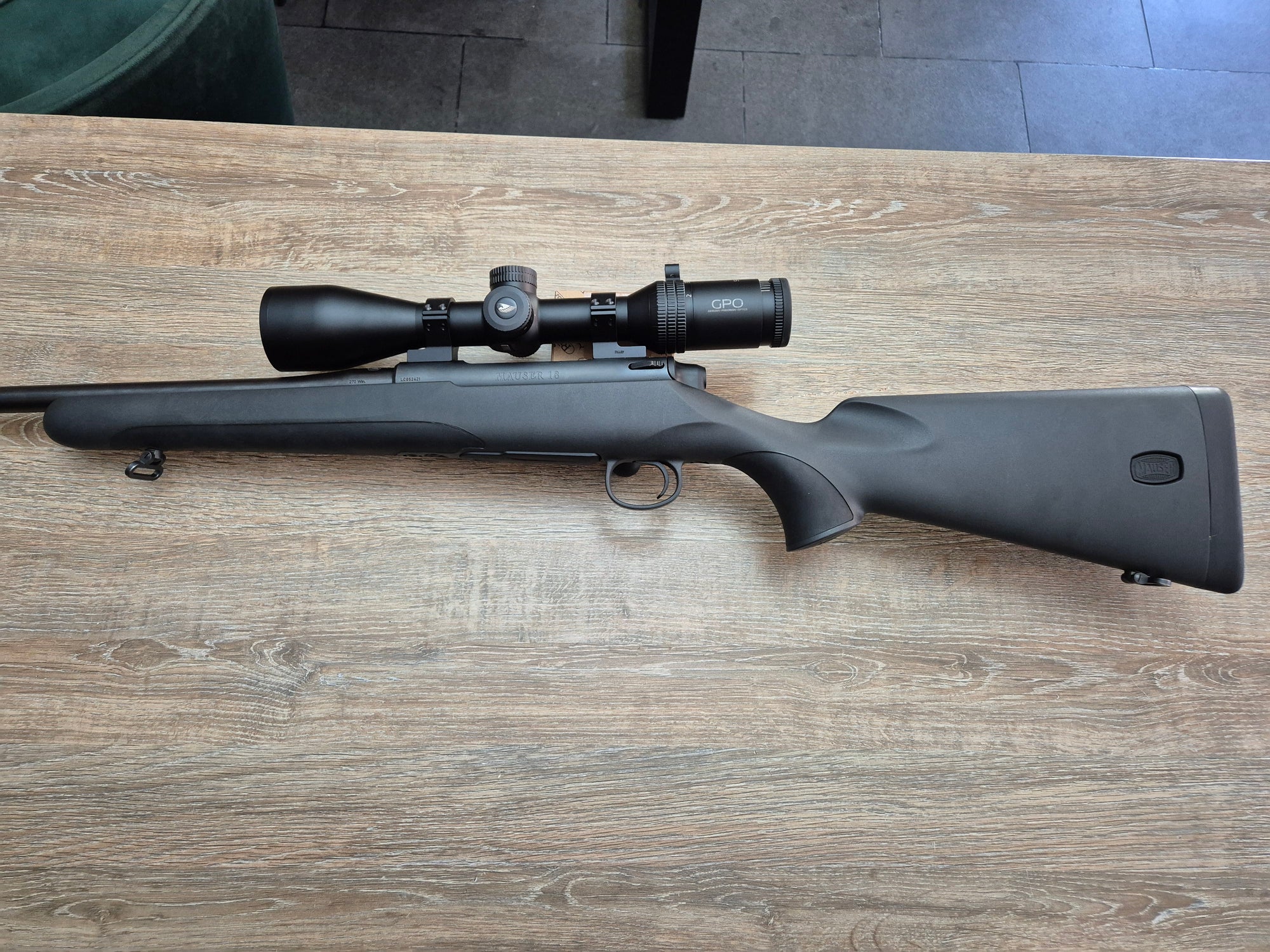 Mauser M18 cal 270 win + Luneta GPO Spectra 6x 2-12x50