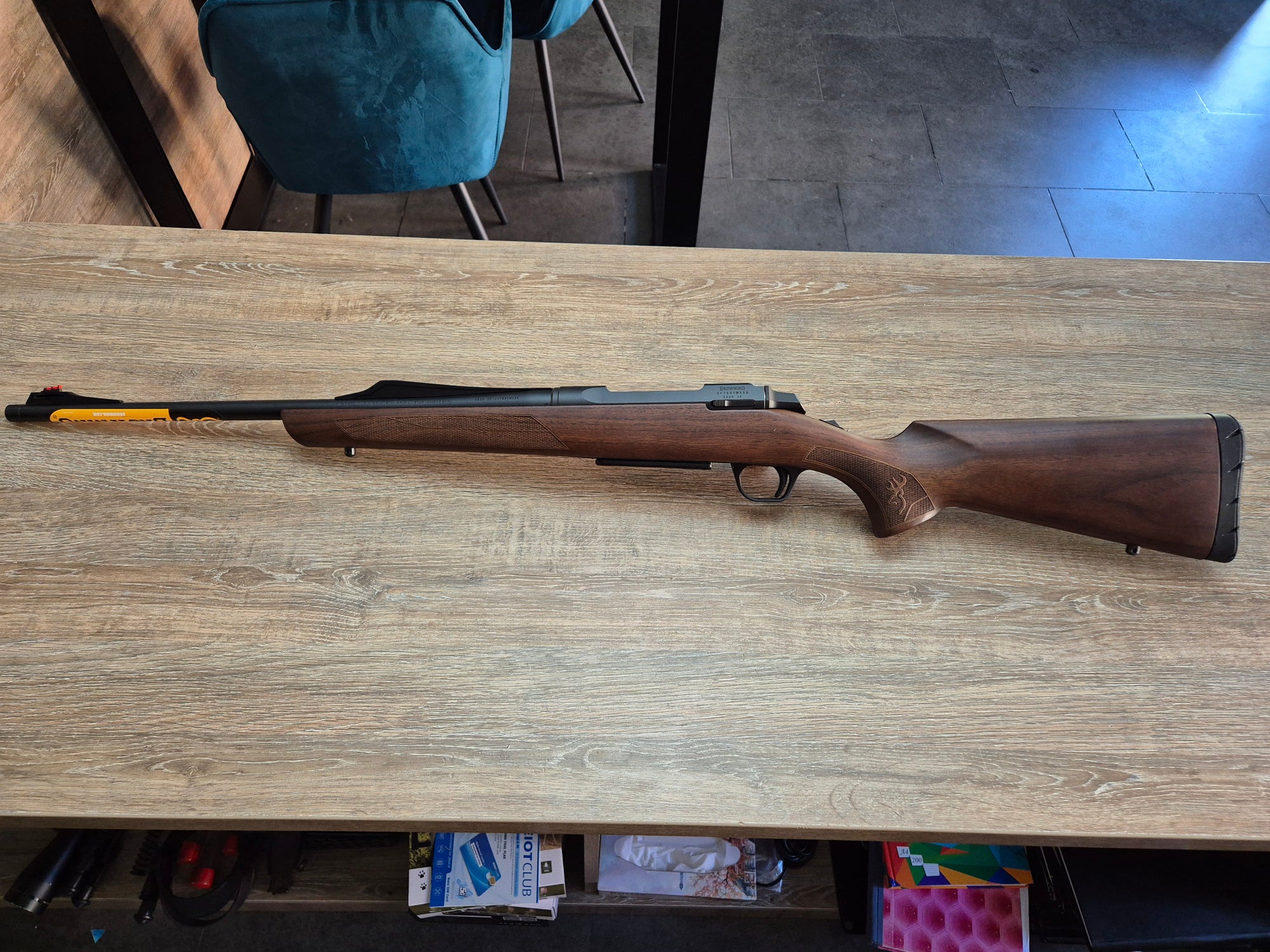 Carabina Browning A-Bolt 3+ Hunter, cal 30-06, 51cm, pat lemn, cătări