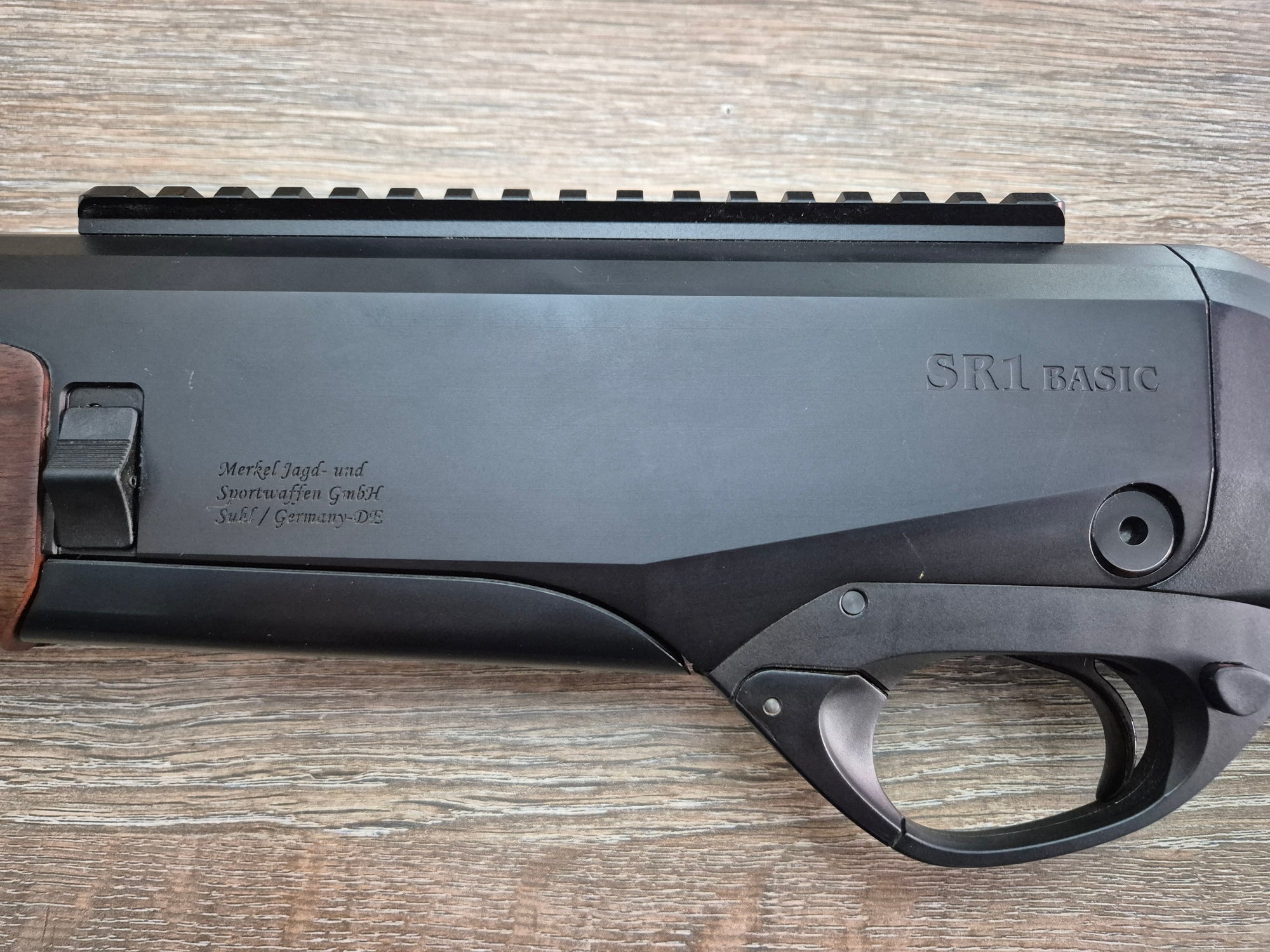 Carabina semiauto Merkel SR1 Basic, cal 9.3x62, 50cm, sina picatinny inclusa