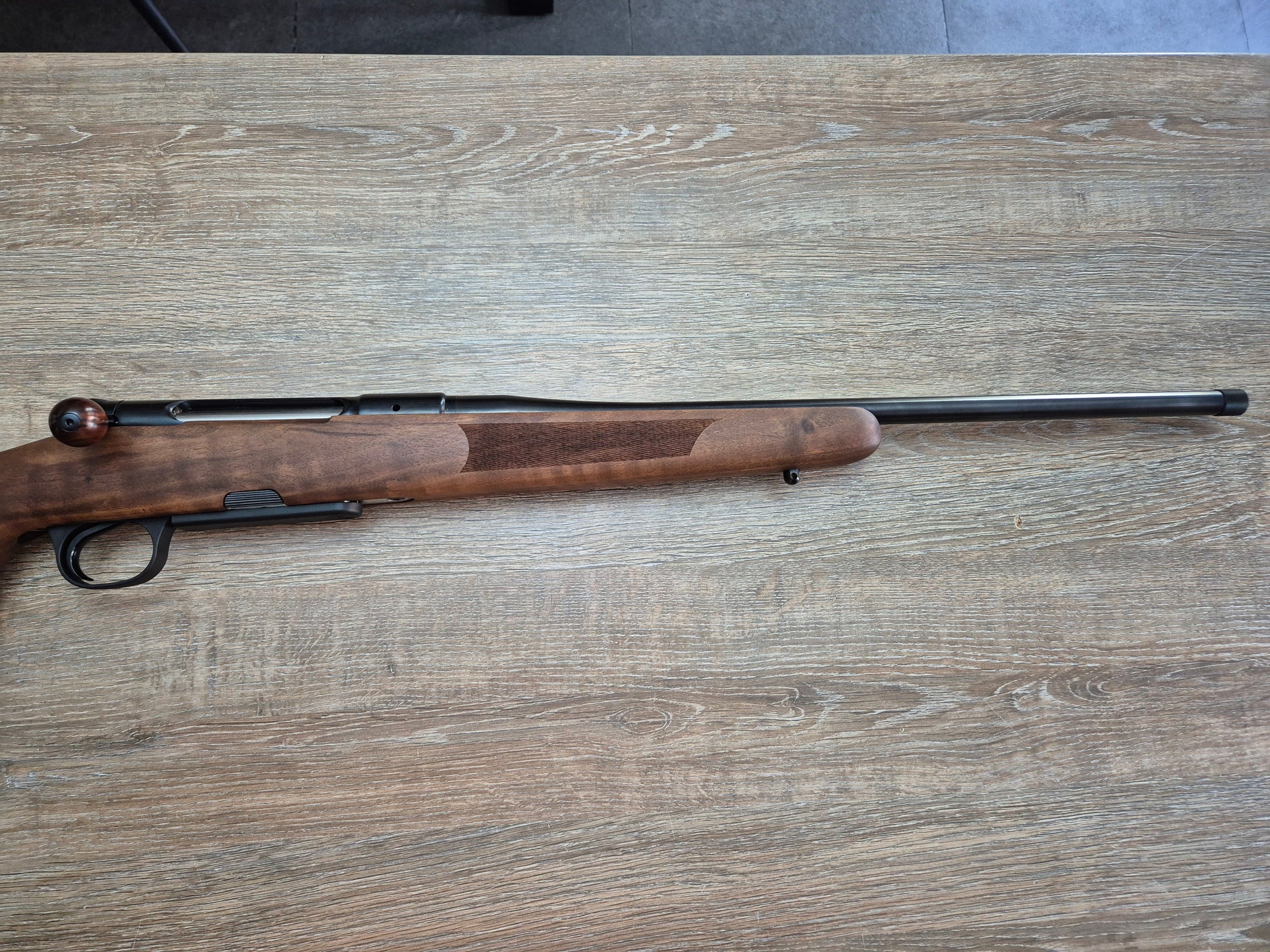 Carabina Heym SR30 Ranger-T cal 308 win, 50cm, inchidere liniara, pat lemn