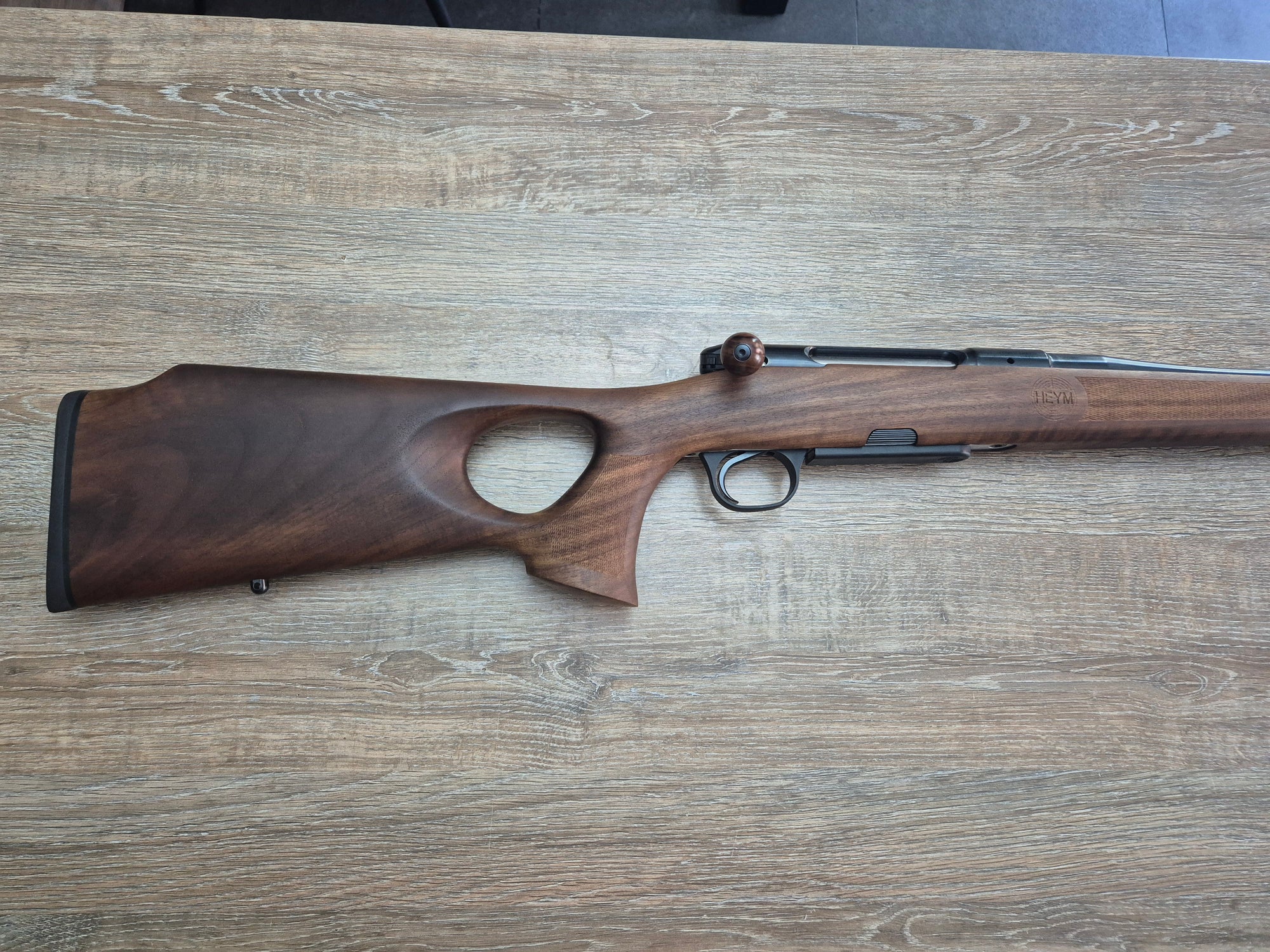 Carabina Heym SR30 Ranger-T cal 8x57 JS, 50cm, inchidere liniara, pat lemn