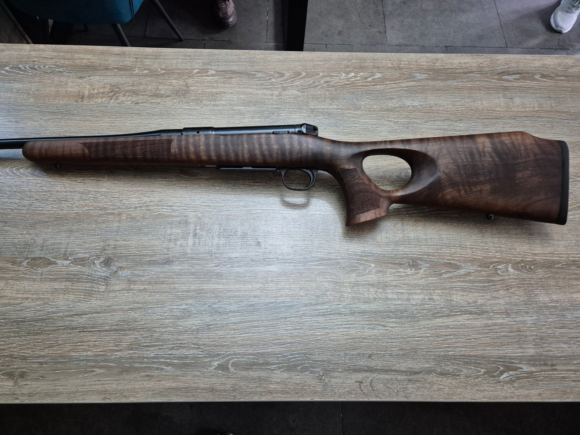 Carabina Heym SR30, cal 7x64, 55cm, inchidere liniara, pat lemn ergonomic