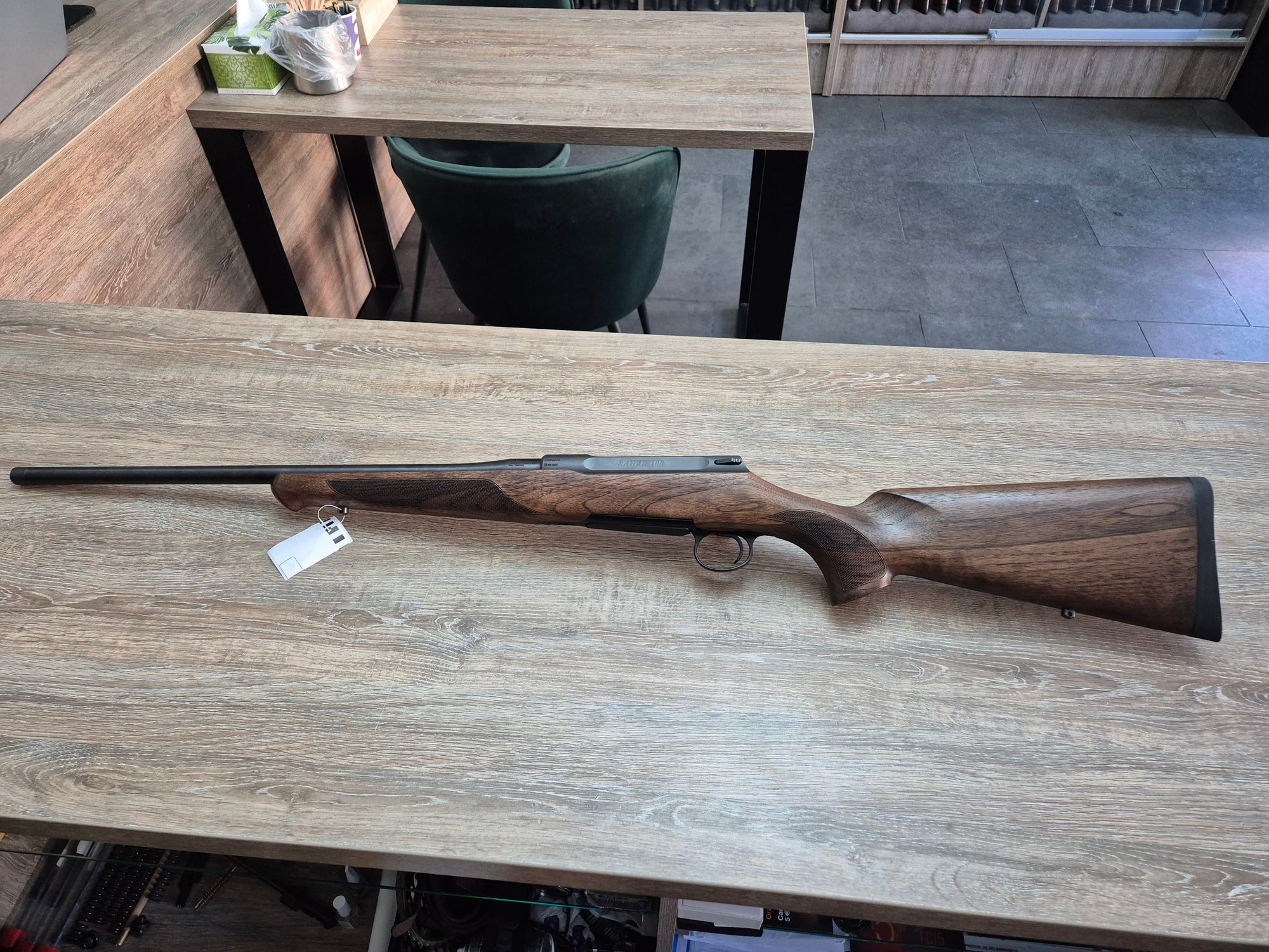 Carabina Sauer S100, cal 243 win, 56cm, pat lemn