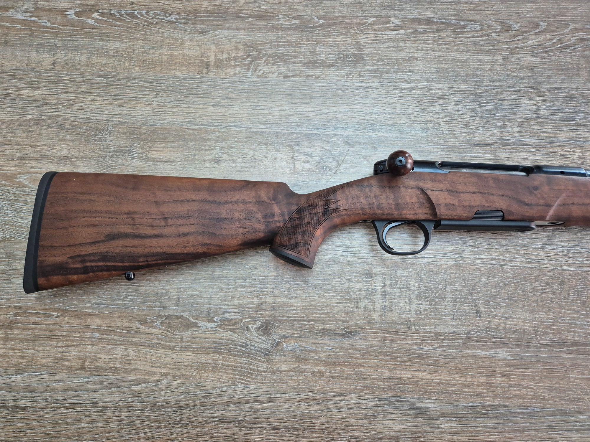 Carabina Heym SR30 Allranger cal 308 win, 50cm, inchidere liniara, pat lemn