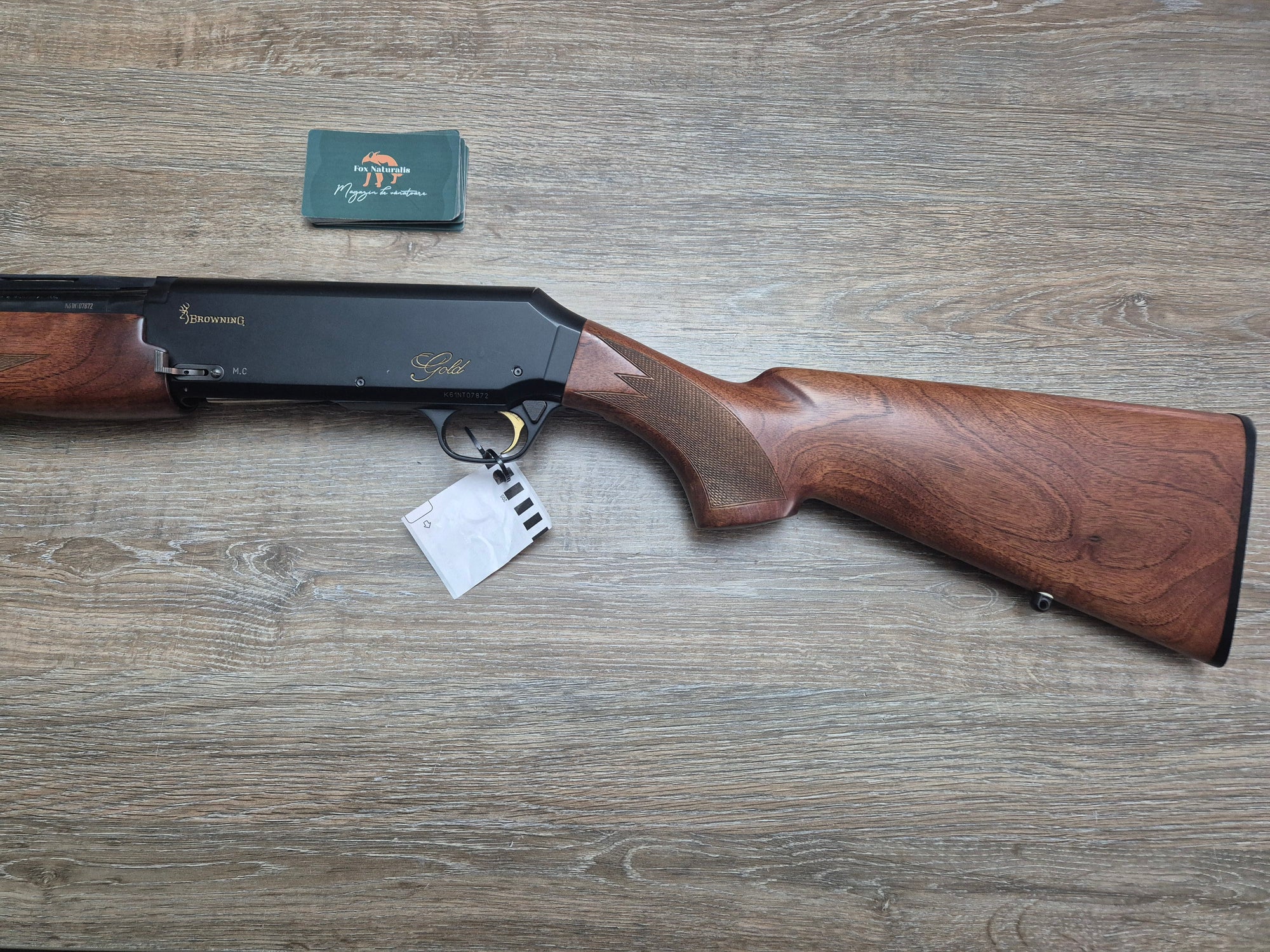 Lisa semiautomata Browning Gold, cal 20, 71cm, pat lemn