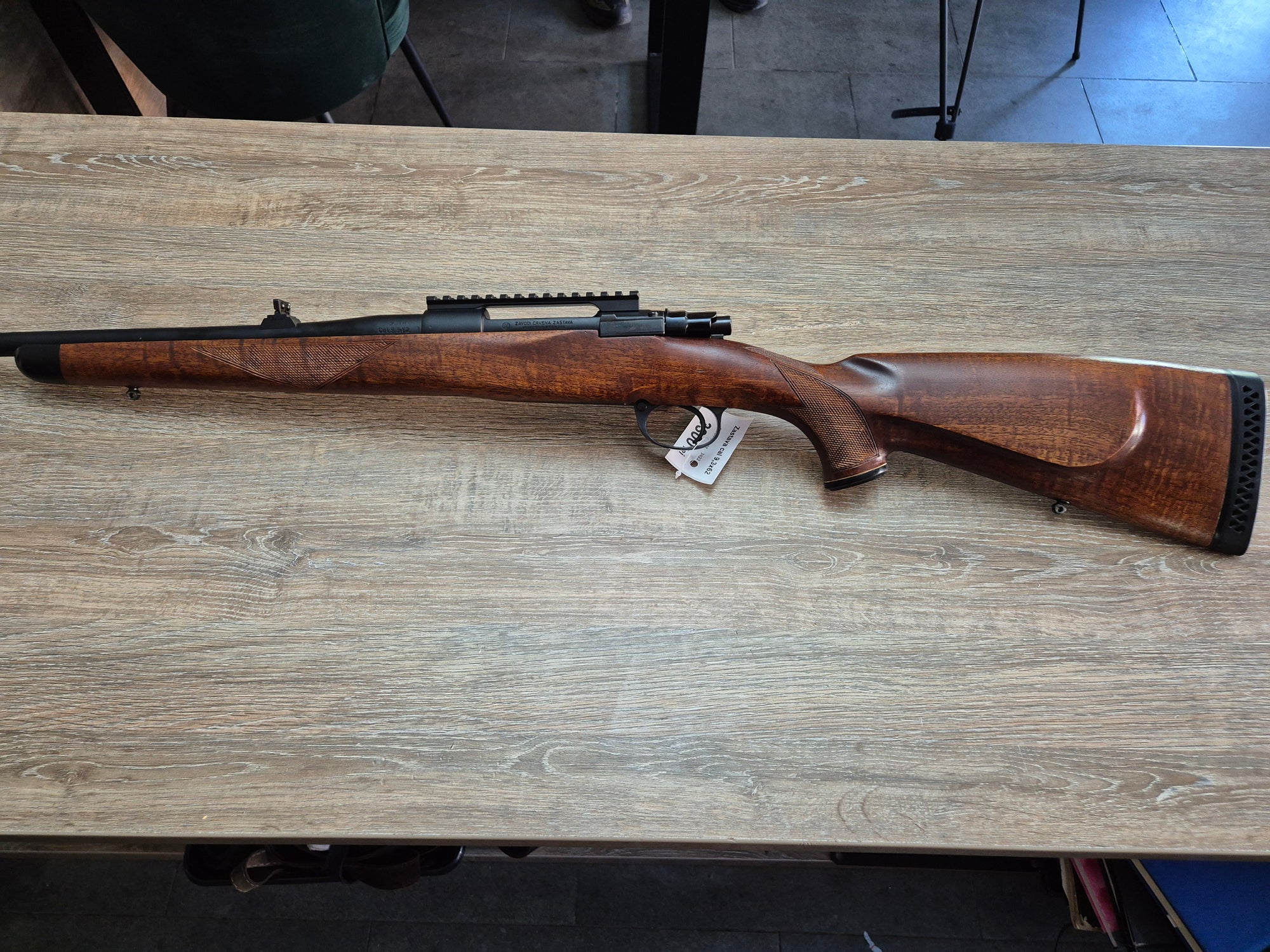 Carabina Zastava, cal 9.3x62, 60cm, sina weaver inclusa