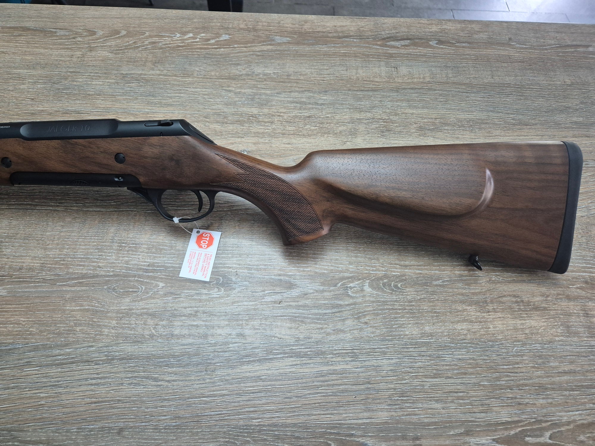 Carabina Haenel Jaeger 10, cal 7x64, 56cm, pat lemn