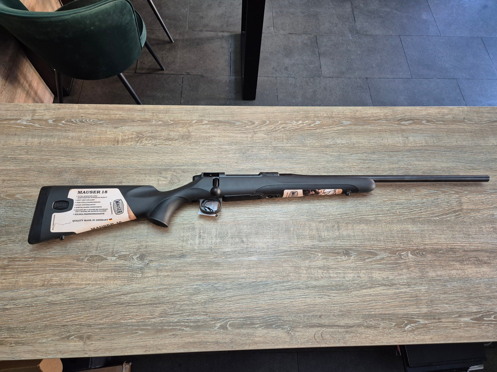 Carabina Mauser M18, cal 6.5 Creedmoor, 53cm, pat sintetic