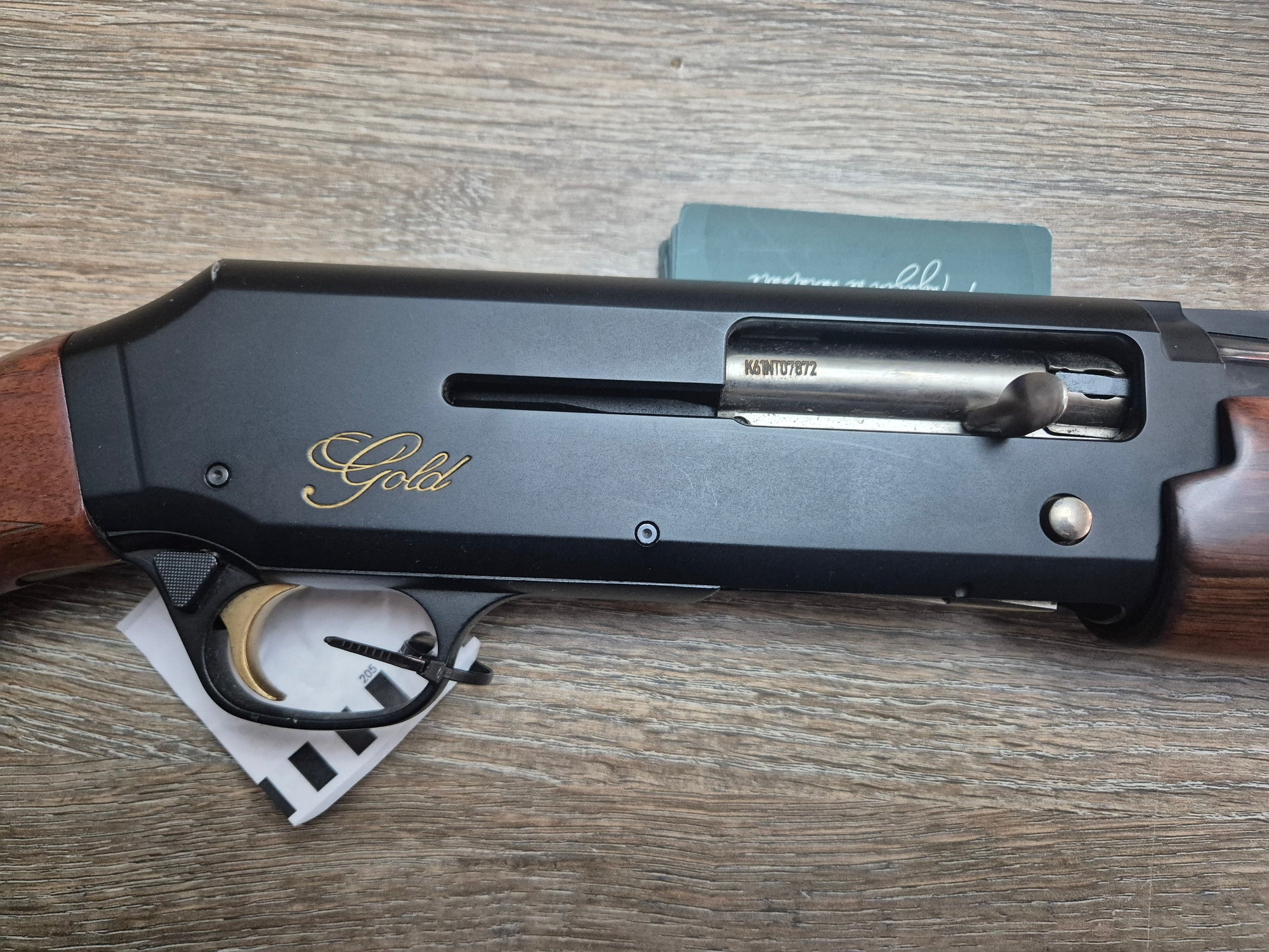 Lisa semiautomata Browning Gold, cal 20, 71cm, pat lemn